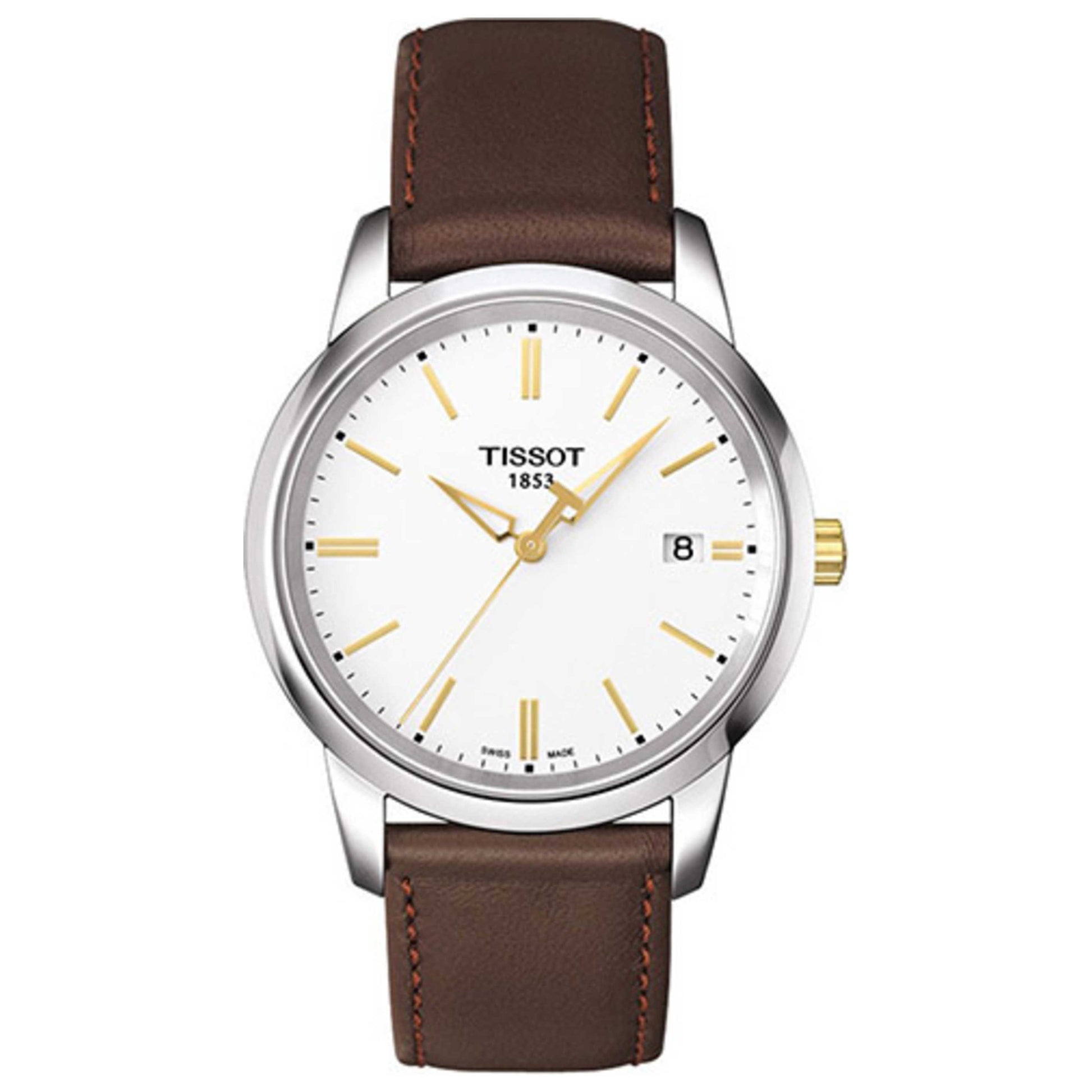 Front view of Tissot Classic Men's Quartz Watch T0334102601101
