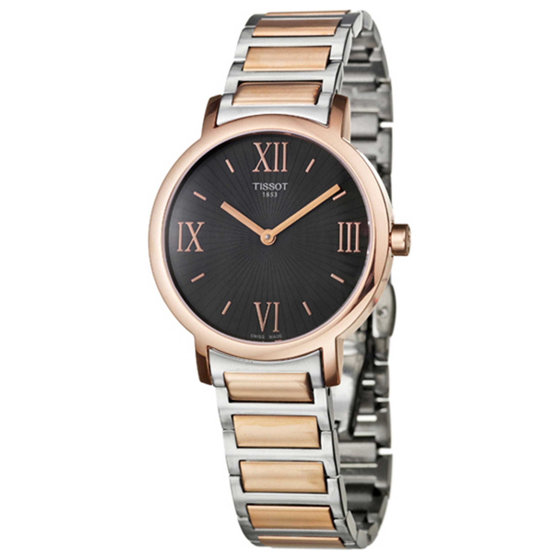 Front view of Tissot Happy Chic Women's Swiss Quartz (Battery-Powered) Watch T0342093206800