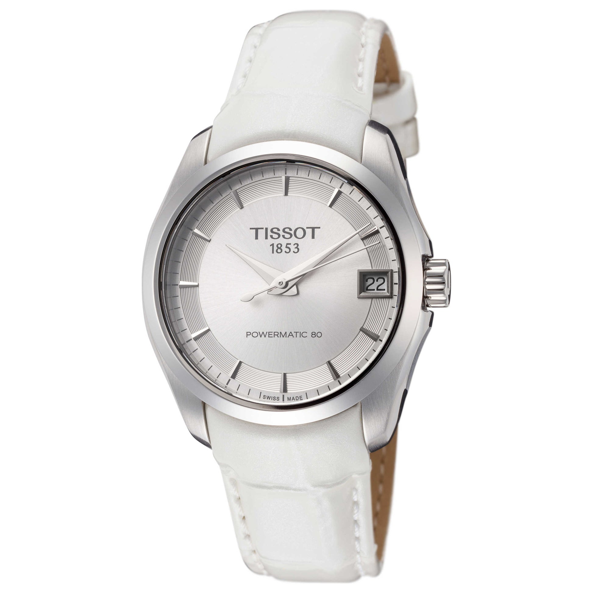 Front view of Tissot T-Classic Women's Automatic Watch T0352071603100