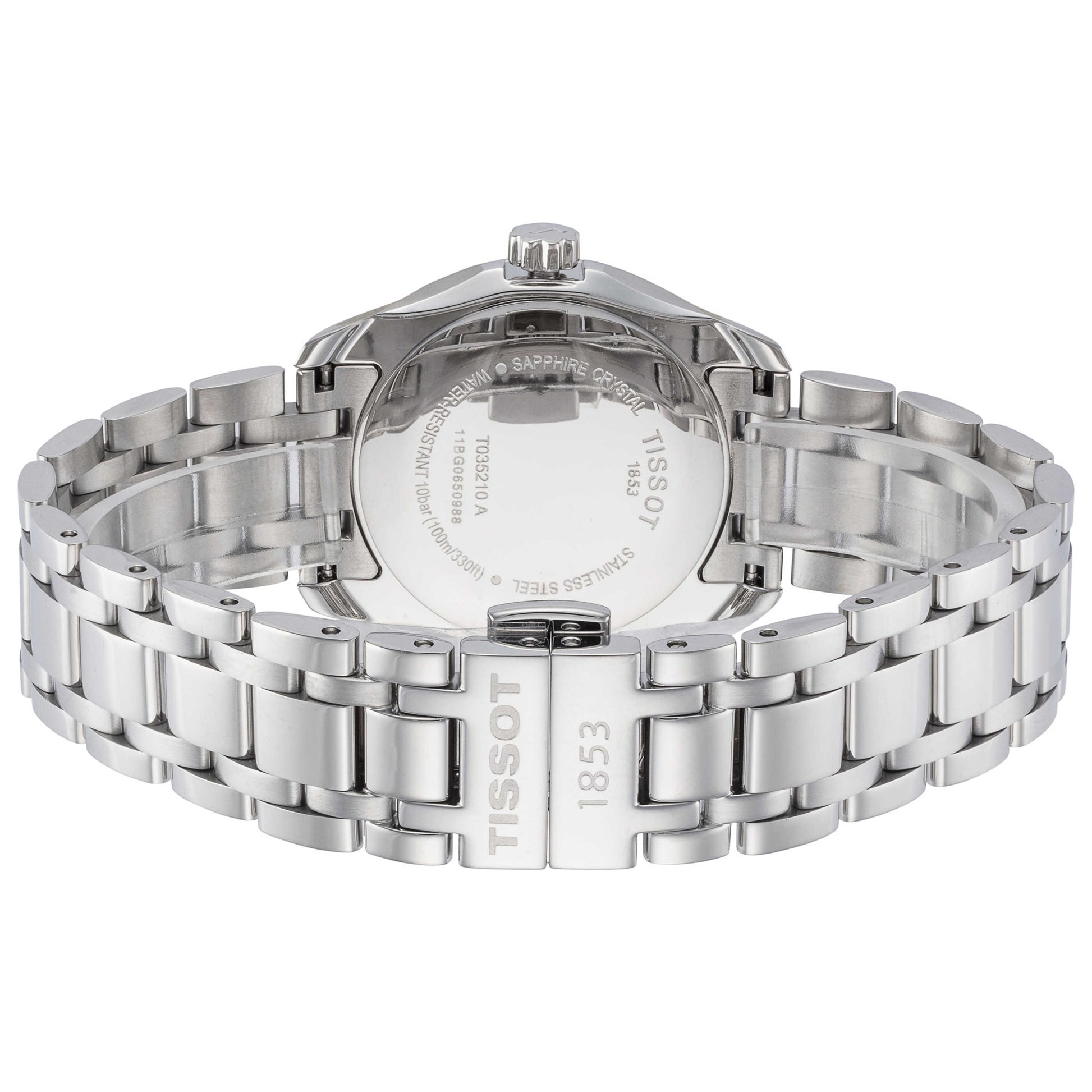 Back view of Tissot Courtier Women's Quartz Watch T0352106101100