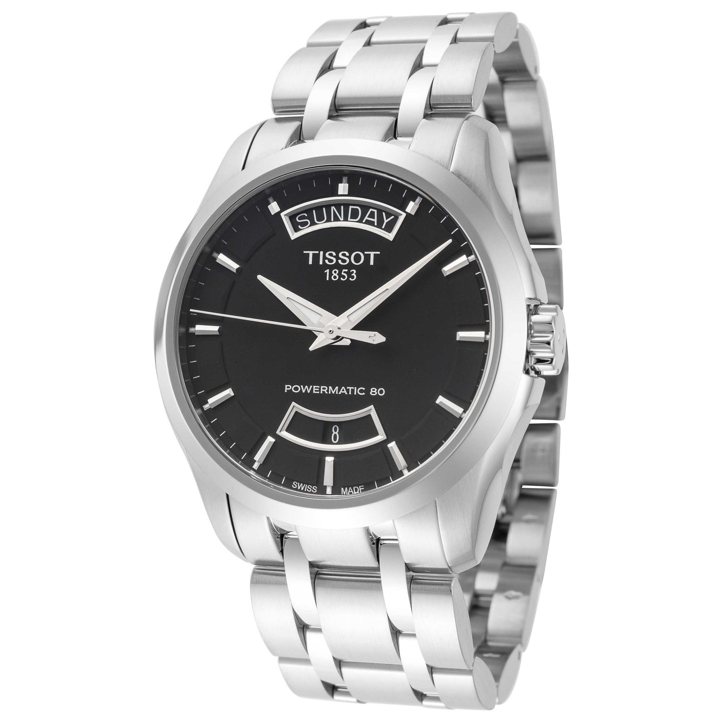 Front view of Tissot Couturier Men's Automatic Watch T0354071105101
