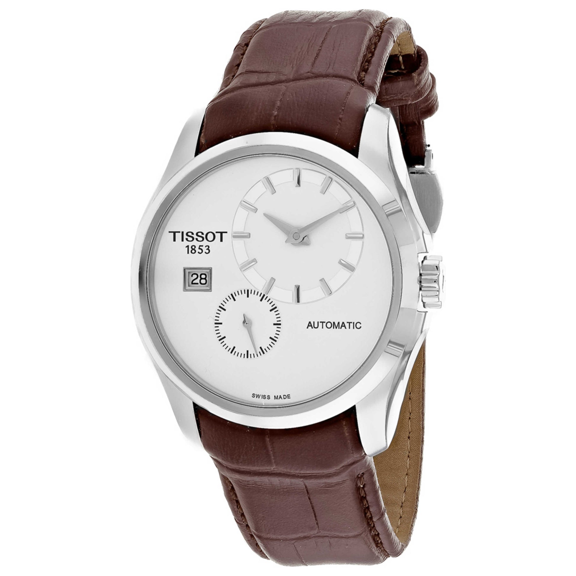 Front view of Tissot Couturier Men's Automatic Watch T0354281603100