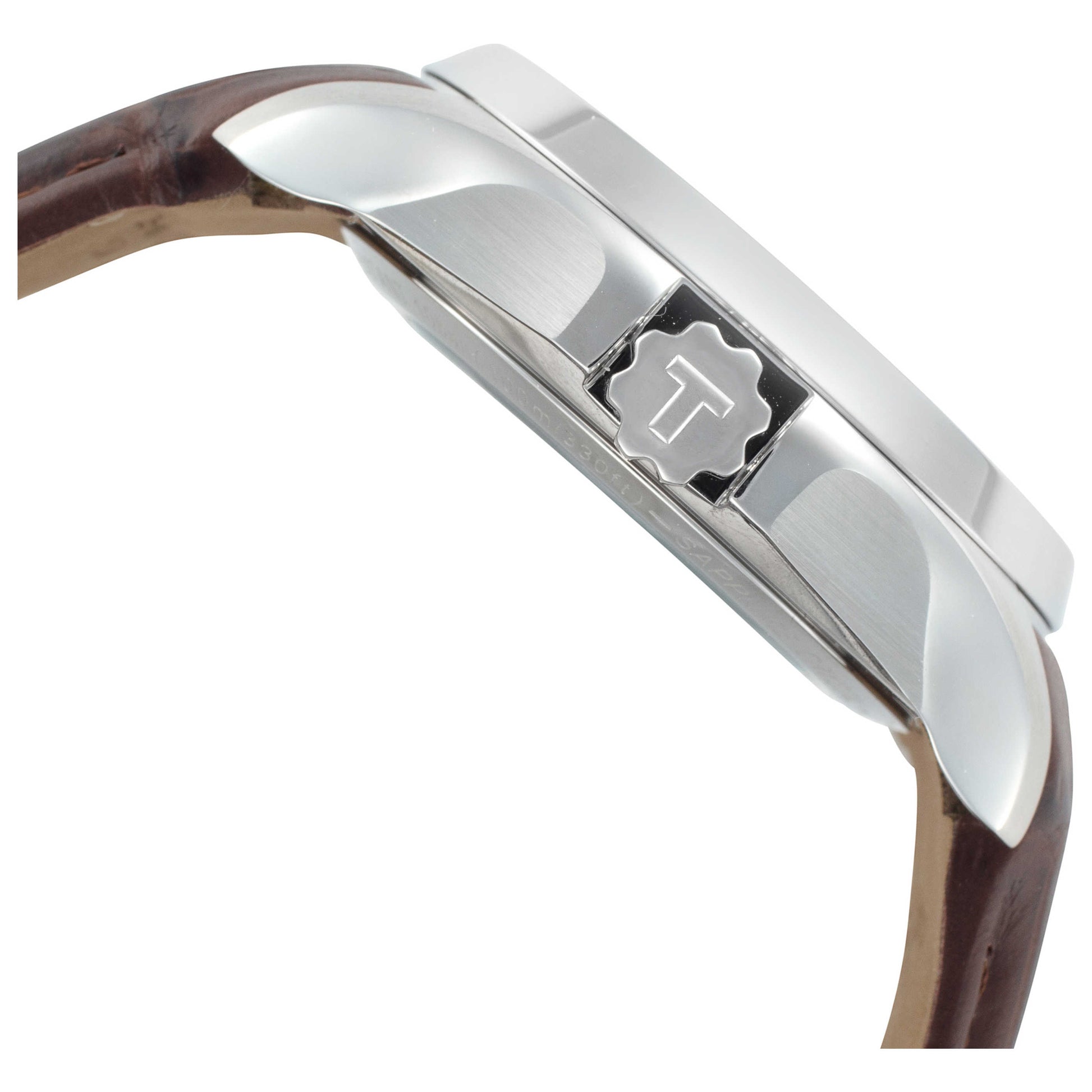 Right view of Tissot Couturier Men's Automatic Watch T0354281603100