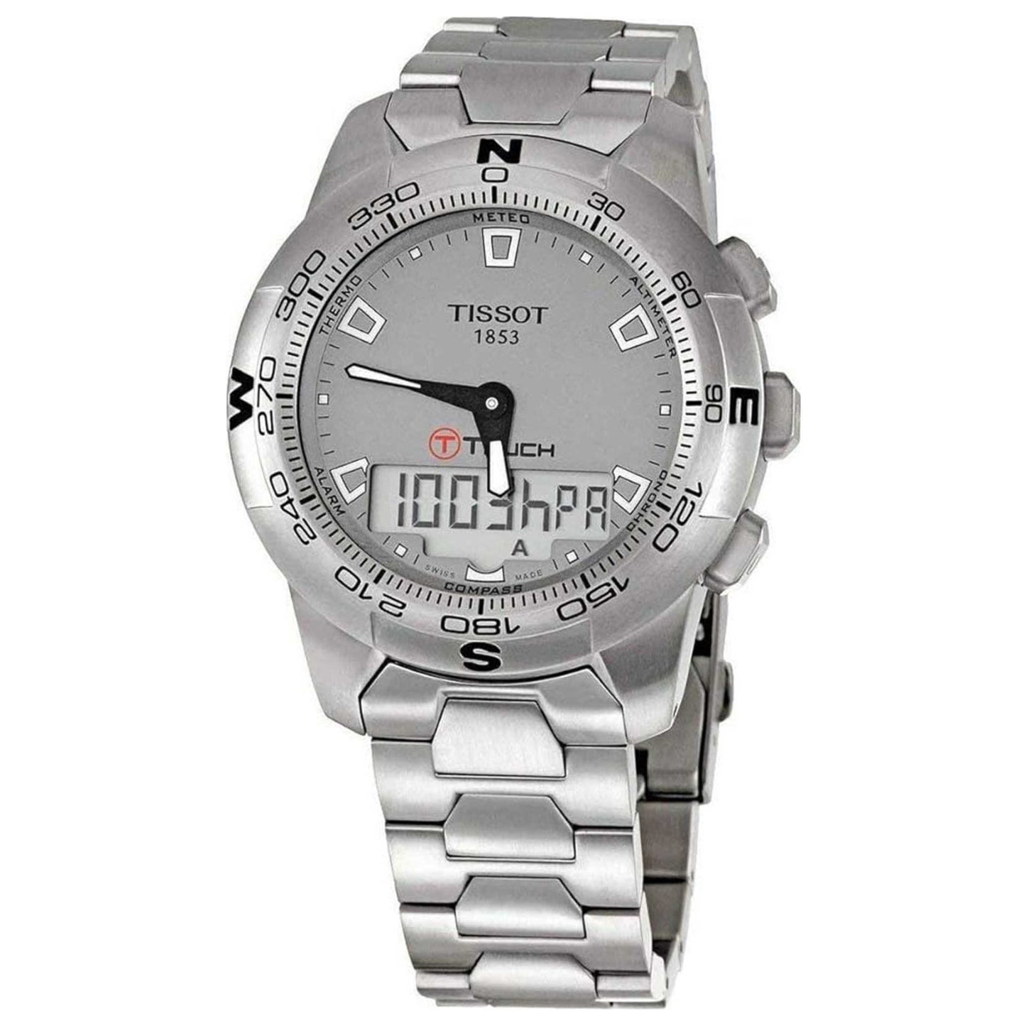Front view of Tissot T-Touch II Men's Quartz Watch T0474201107100