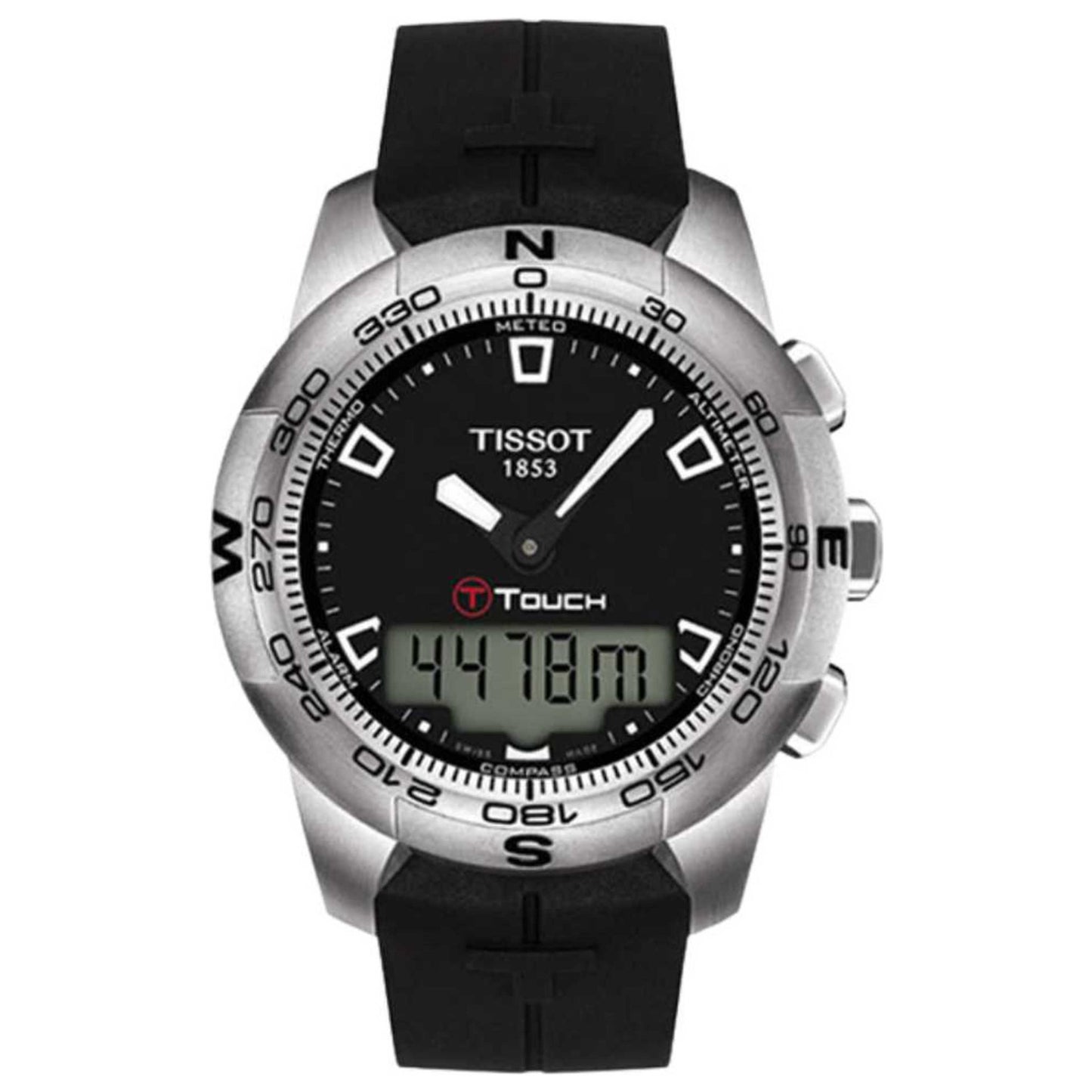 Front view of Tissot T-Touch II Men's Quartz Watch T0474201705100