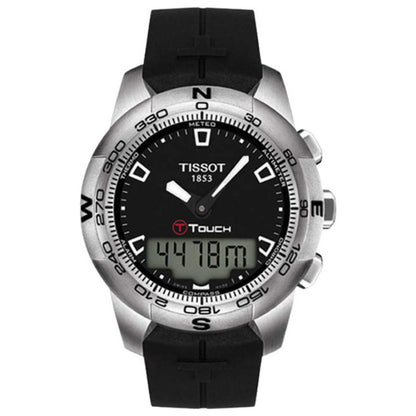 Front view of Tissot T-Touch II Men's Quartz Watch T0474201705100