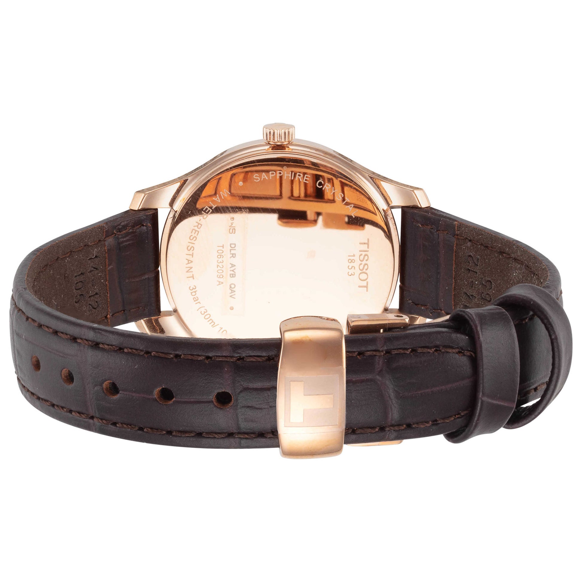 Back view of Tissot T-Classic Women's Quartz Watch T0632093603800