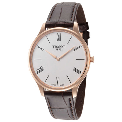 Front view of Tissot Tradition 5.5 Men's Quartz Watch T0634093601800