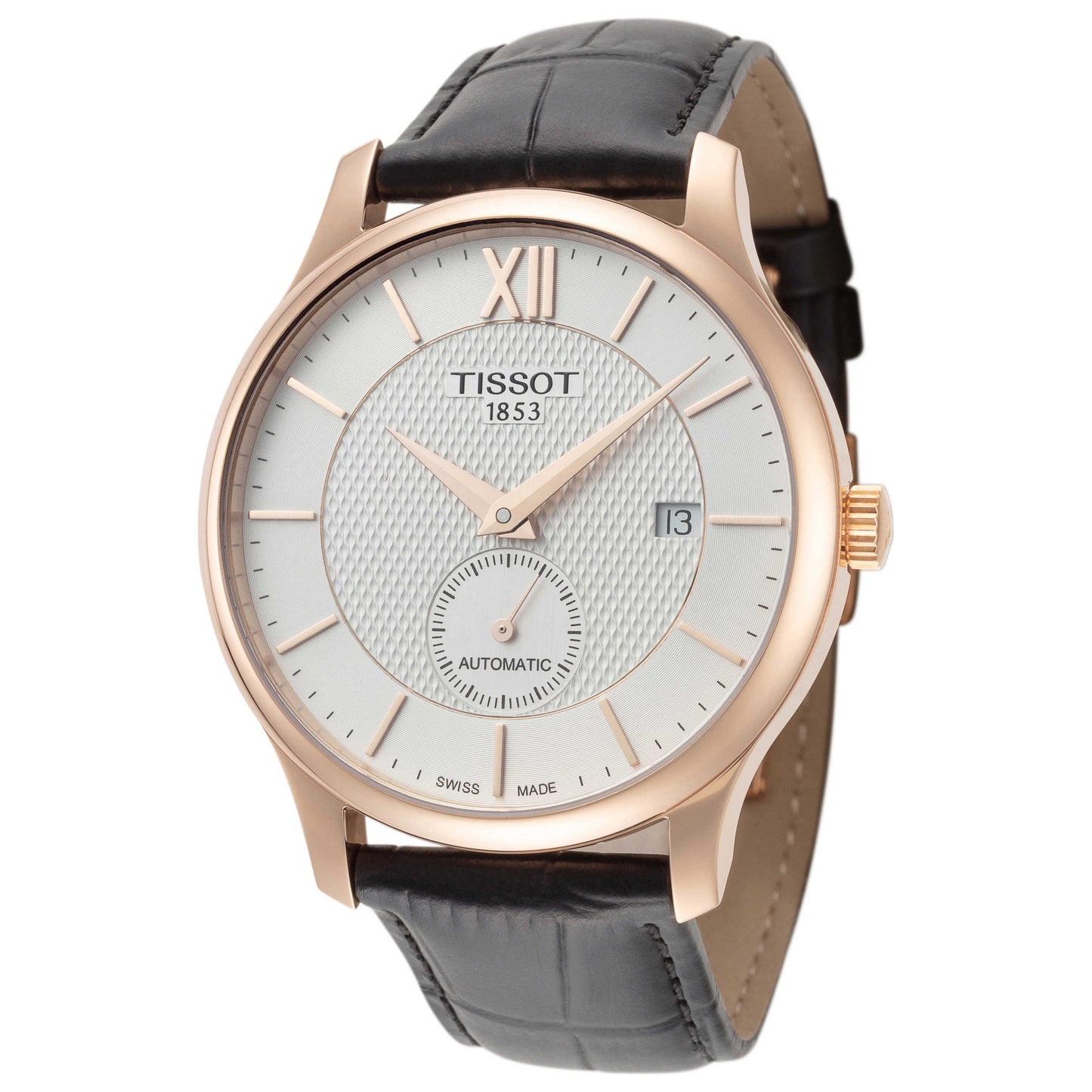 Front view of Tissot Tradition Men's Automatic Watch T0634283603800