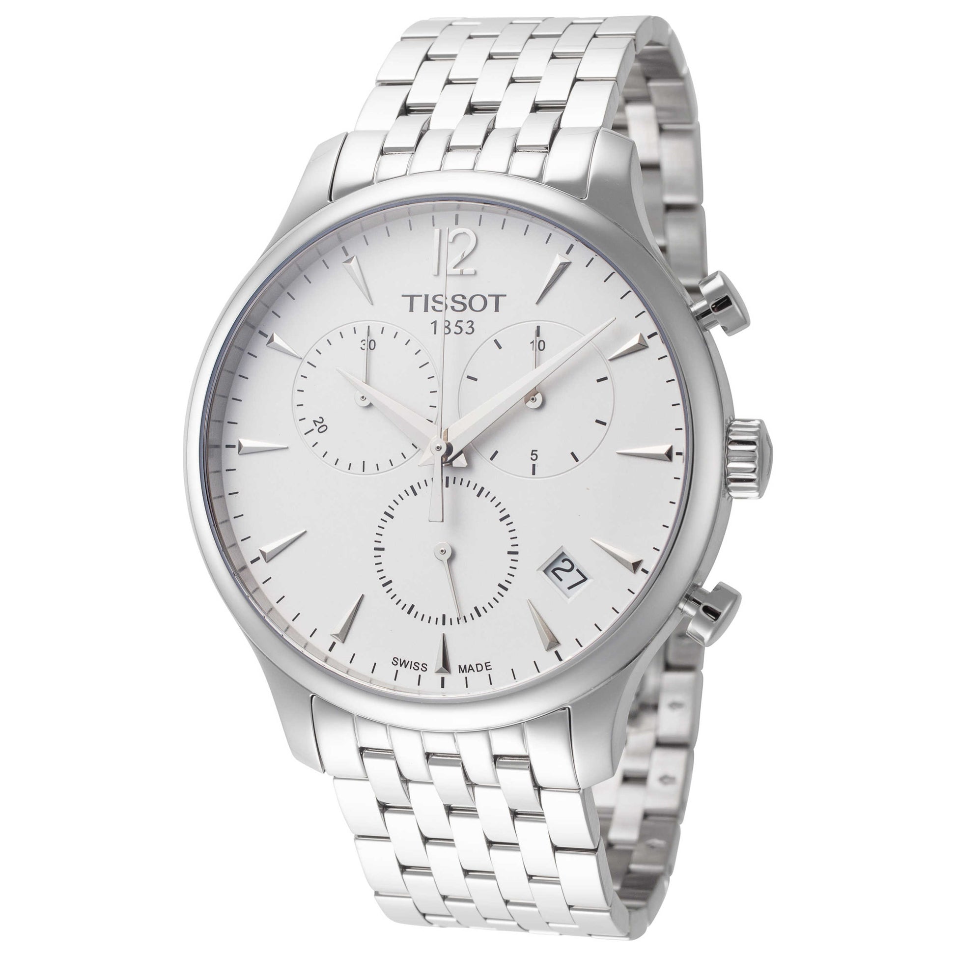 Front view of Tissot Tradition Men's Quartz Watch T0636171103700
