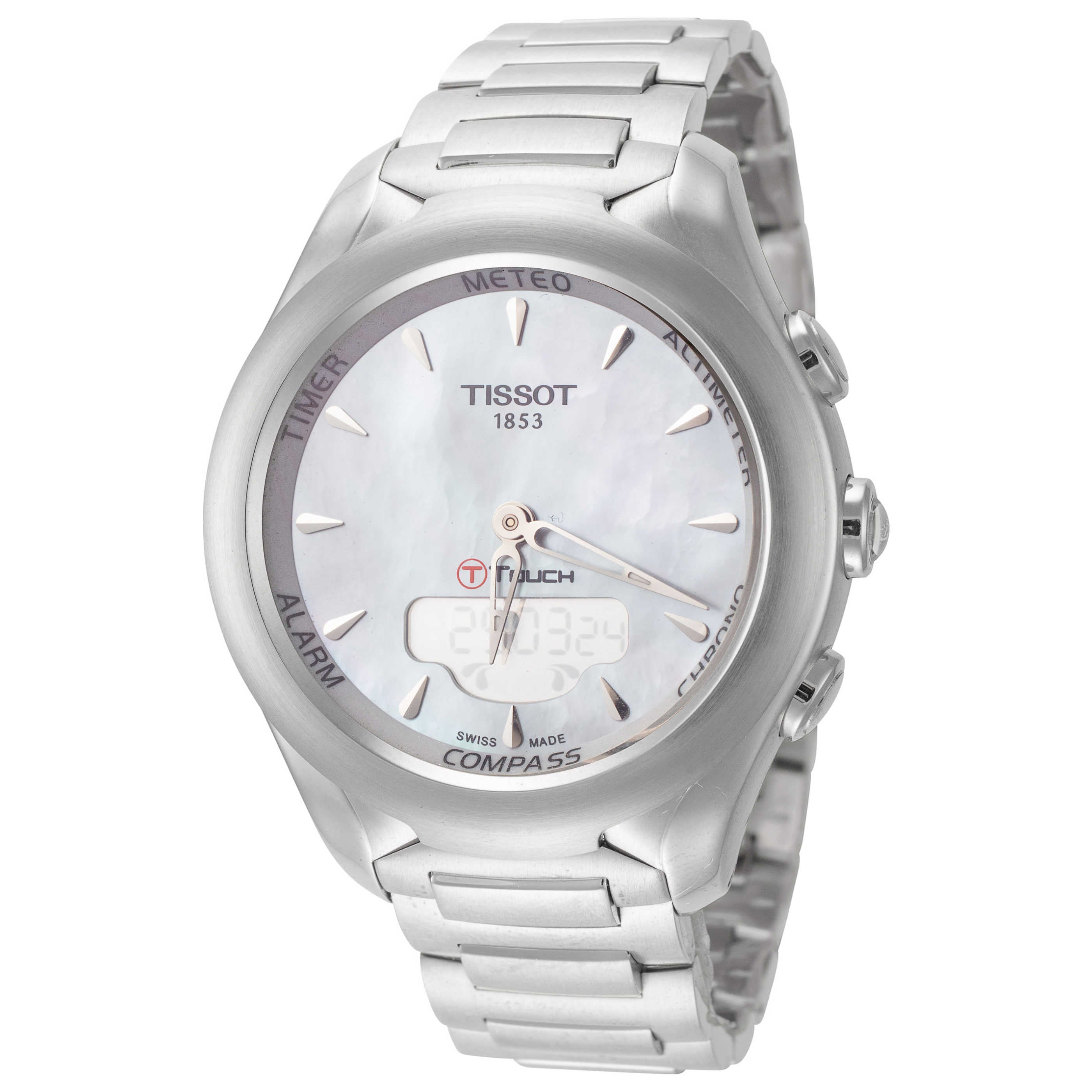 【美品】TISSOT T-TOUCH T075220A PEARLDIAMOND 美品】TISSOT T-TOUCH T075220A PEARLDIAMOND（TISSOT T-TOUCH