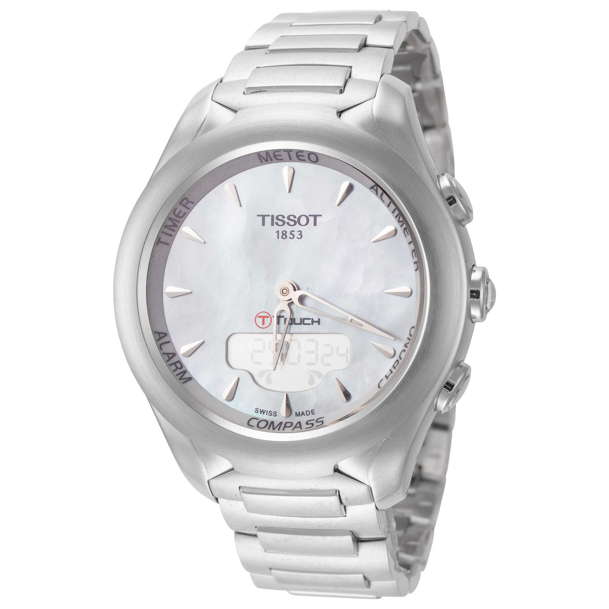 Front view of Tissot T-Touch Women's Solar Watch T0752201110100