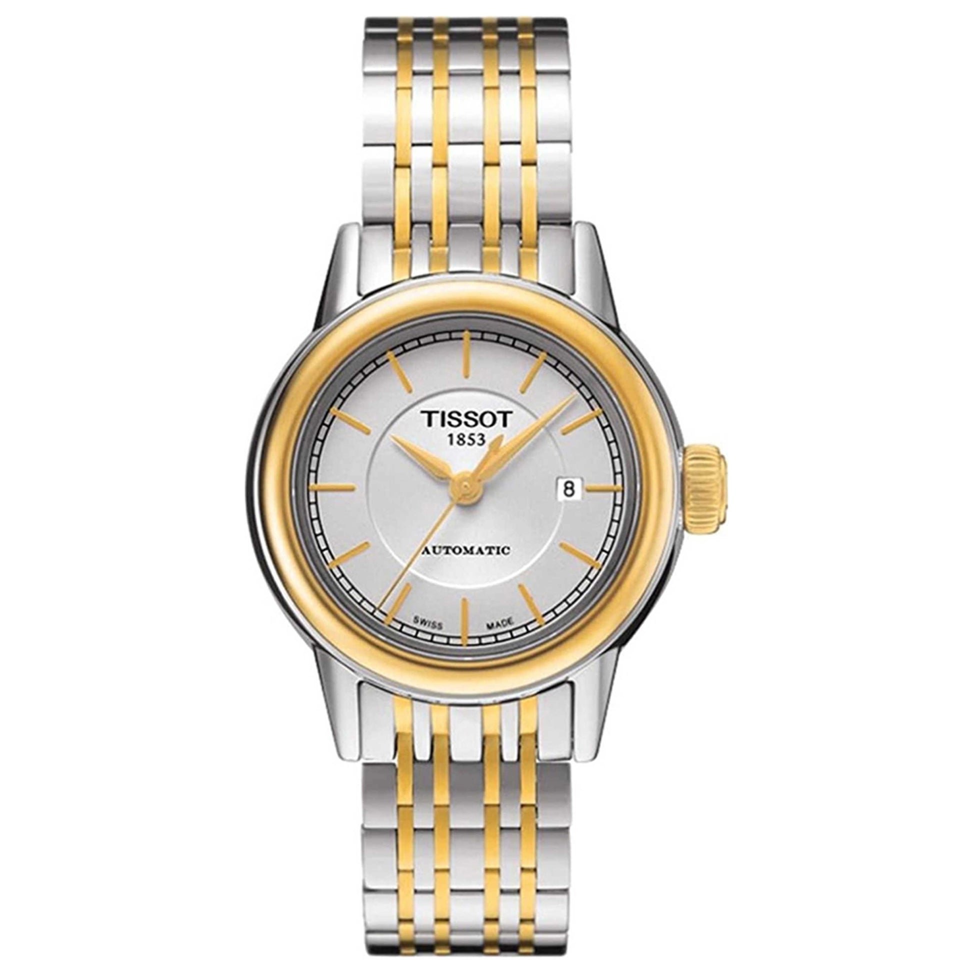 Front view of Tissot Carson Women's Quartz Watch T0852072201100