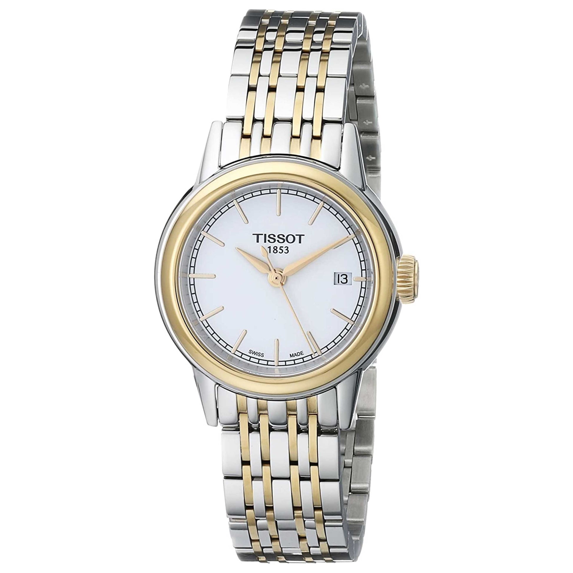 Front view of Tissot Carson Women's Quartz Watch T0852102201100