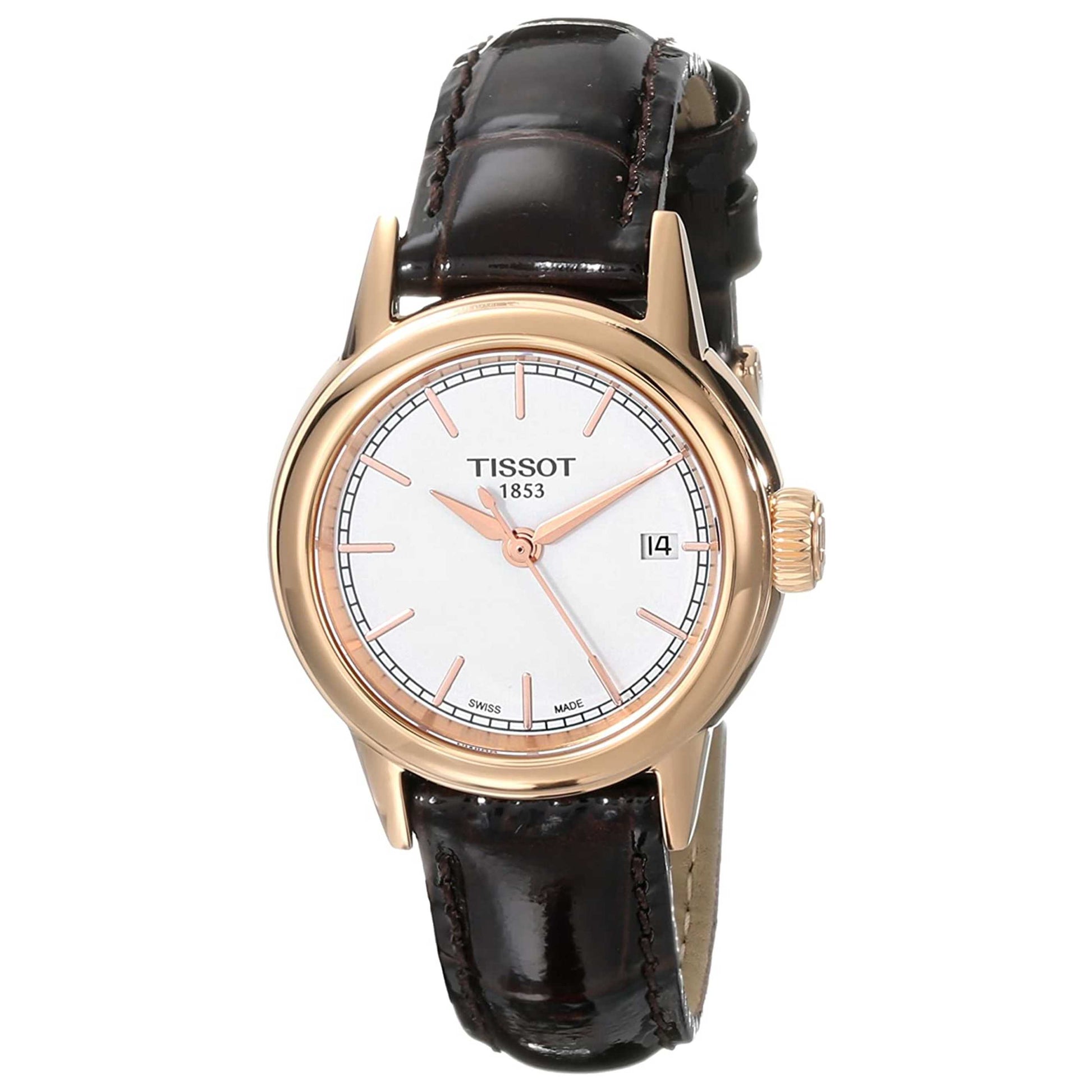 Front view of Tissot Carson Women's Quartz Watch T0852103601100