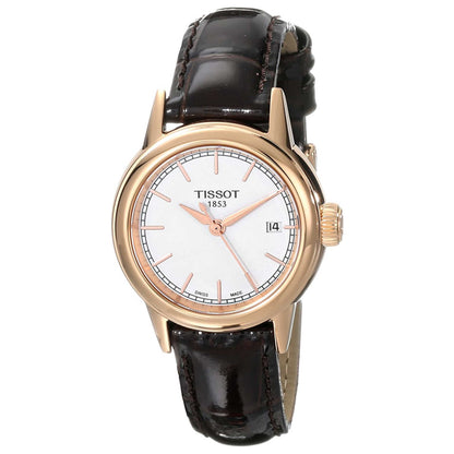 Front view of Tissot Carson Women's Quartz Watch T0852103601100