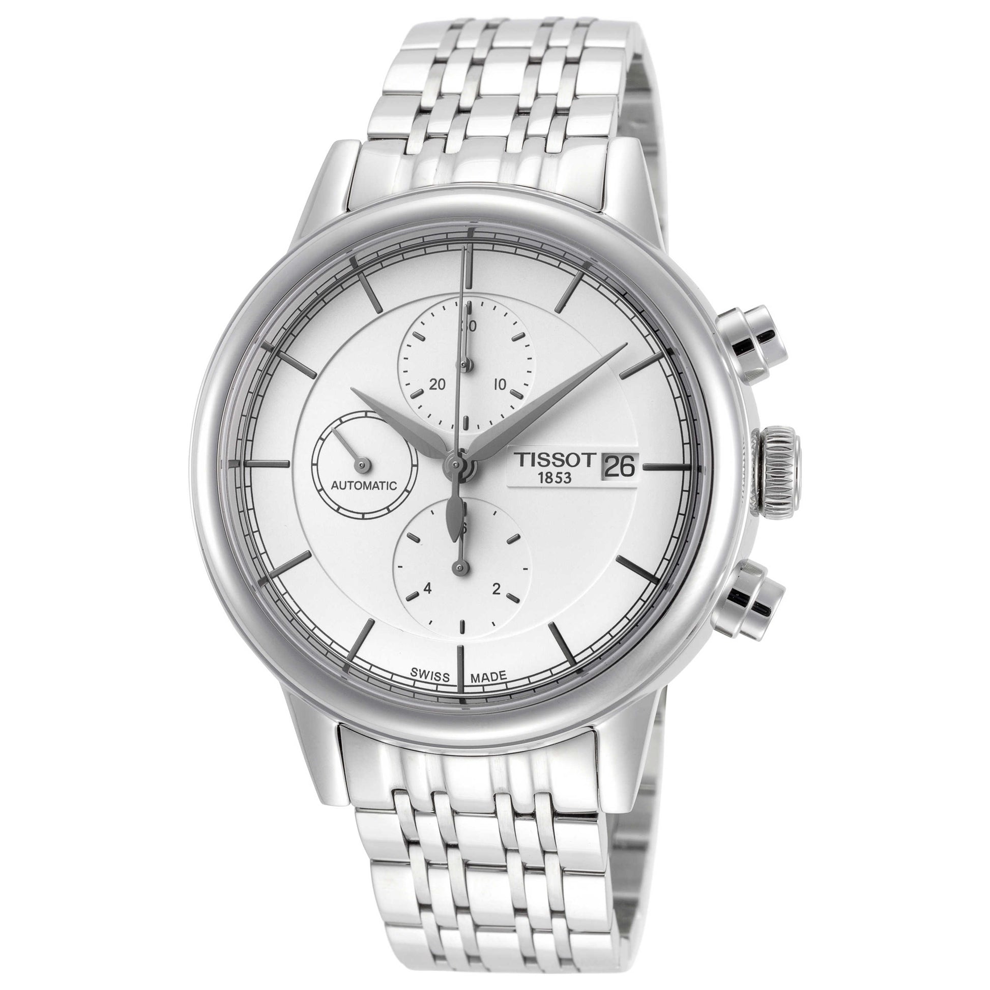 Front view of Tissot T-Classic Men's Automatic Watch T0854271101100
