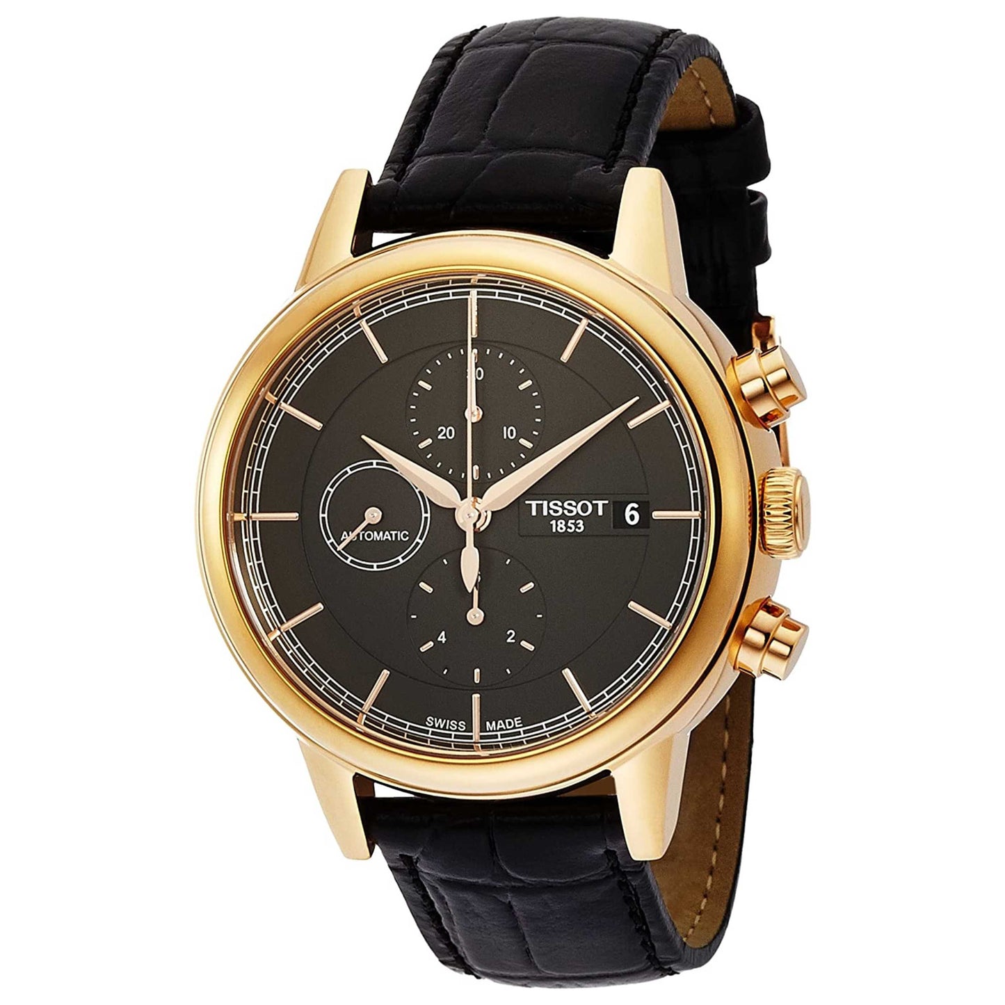 Front view of Tissot Carson Men's Automatic Watch T0854273606100