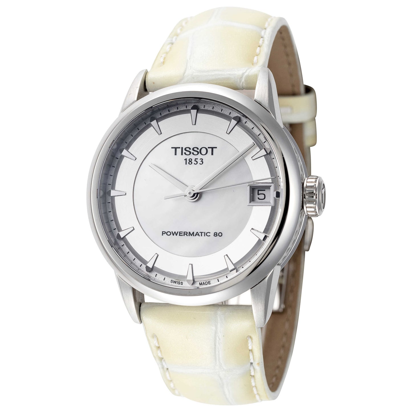 Front view of Tissot Luxury Women's Automatic Watch T0862071611100