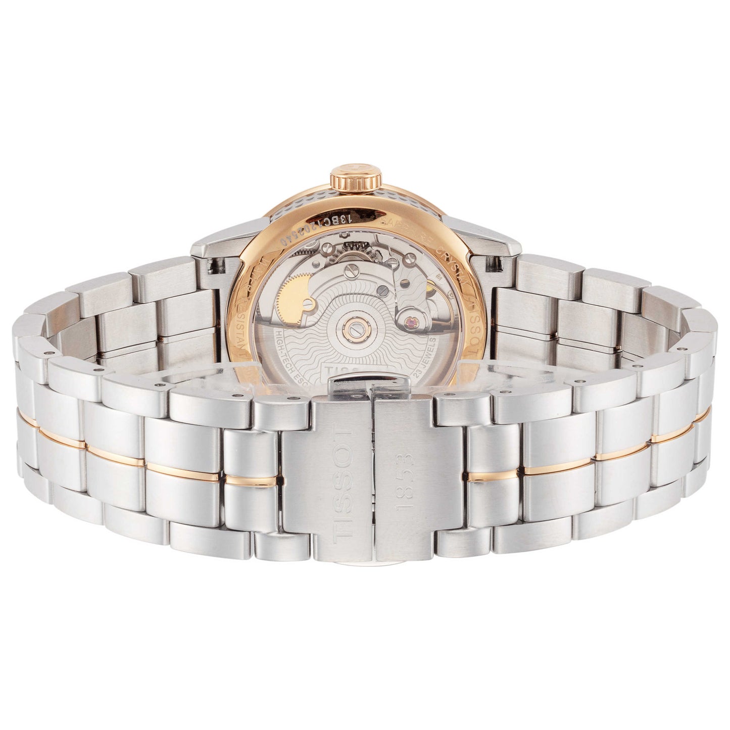 Back view of Tissot T-Classic Women's Automatic Watch T0862072211600