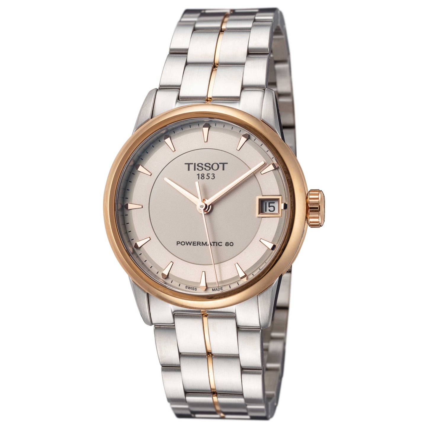 Front view of Tissot Luxury Women's Automatic Watch T0862072226101