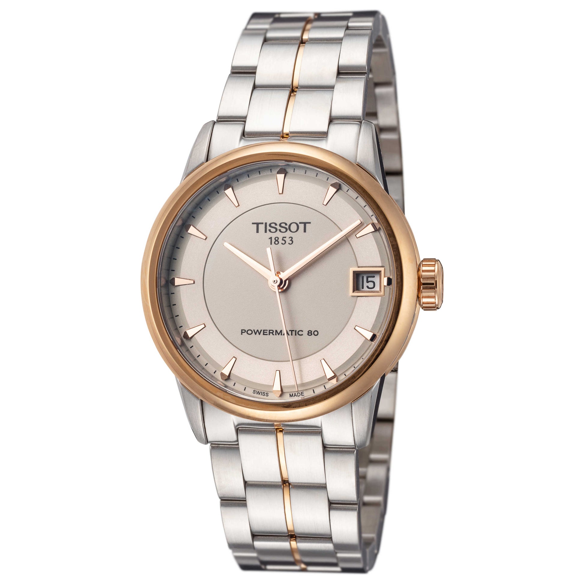 Front view of Tissot Luxury Women's Automatic Watch T0862072226101
