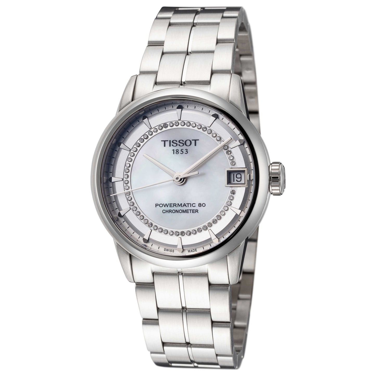Front view of Tissot Luxury Women's Automatic Watch T0862081111600
