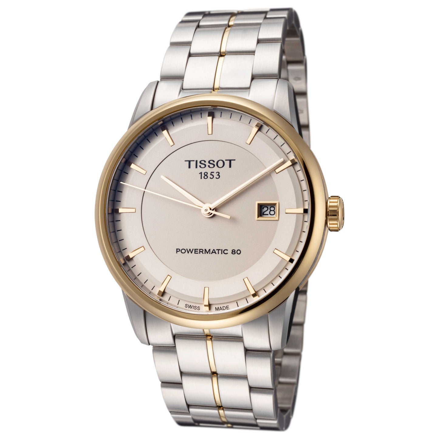 Front view of Tissot Luxury Men's Automatic Watch T0864072226100