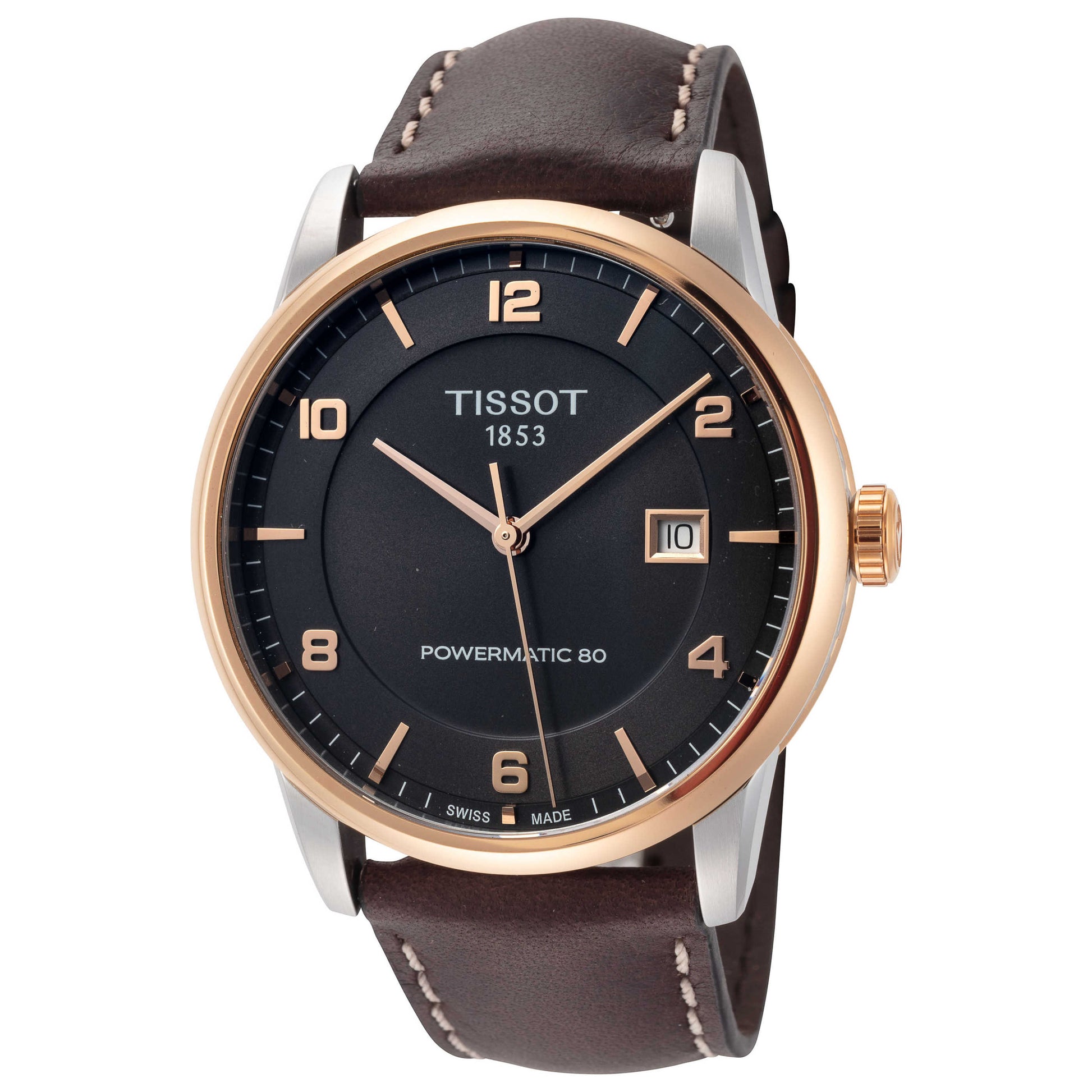 Front view of Tissot Luxury Men's Automatic Watch T0864072606700