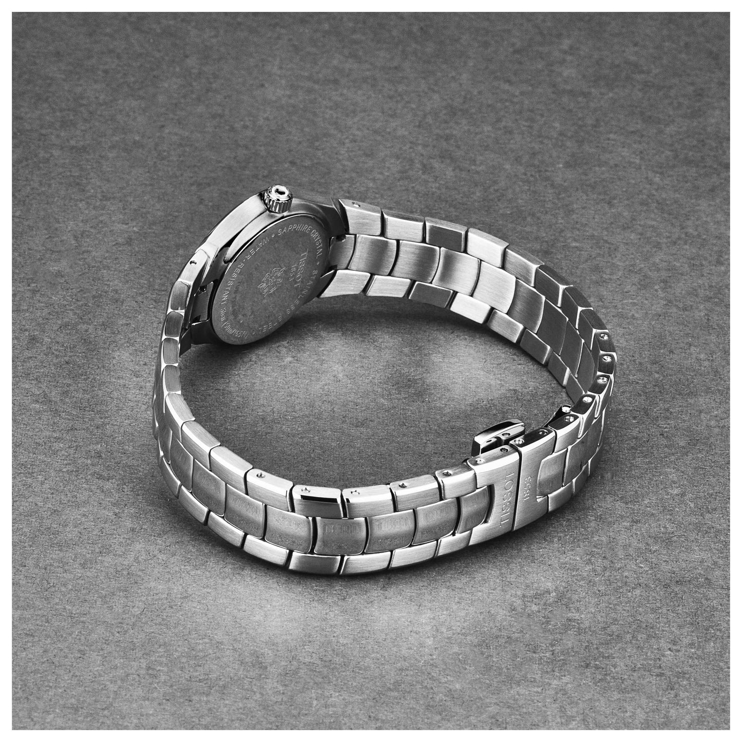 Back view of Tissot T-Round Women's Quartz Watch T0960091112100