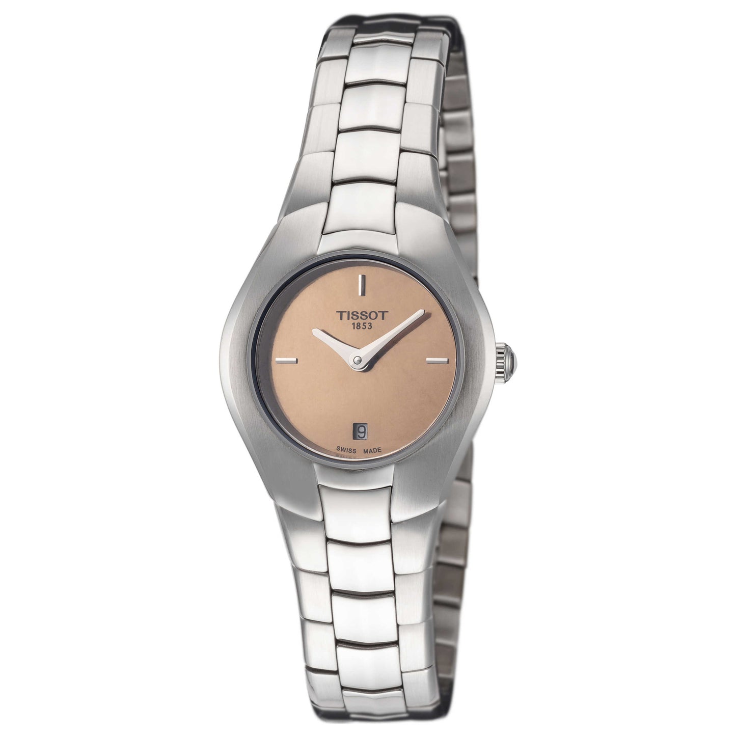 Front view of Tissot T-Round Women's Quartz Watch T0960091143100