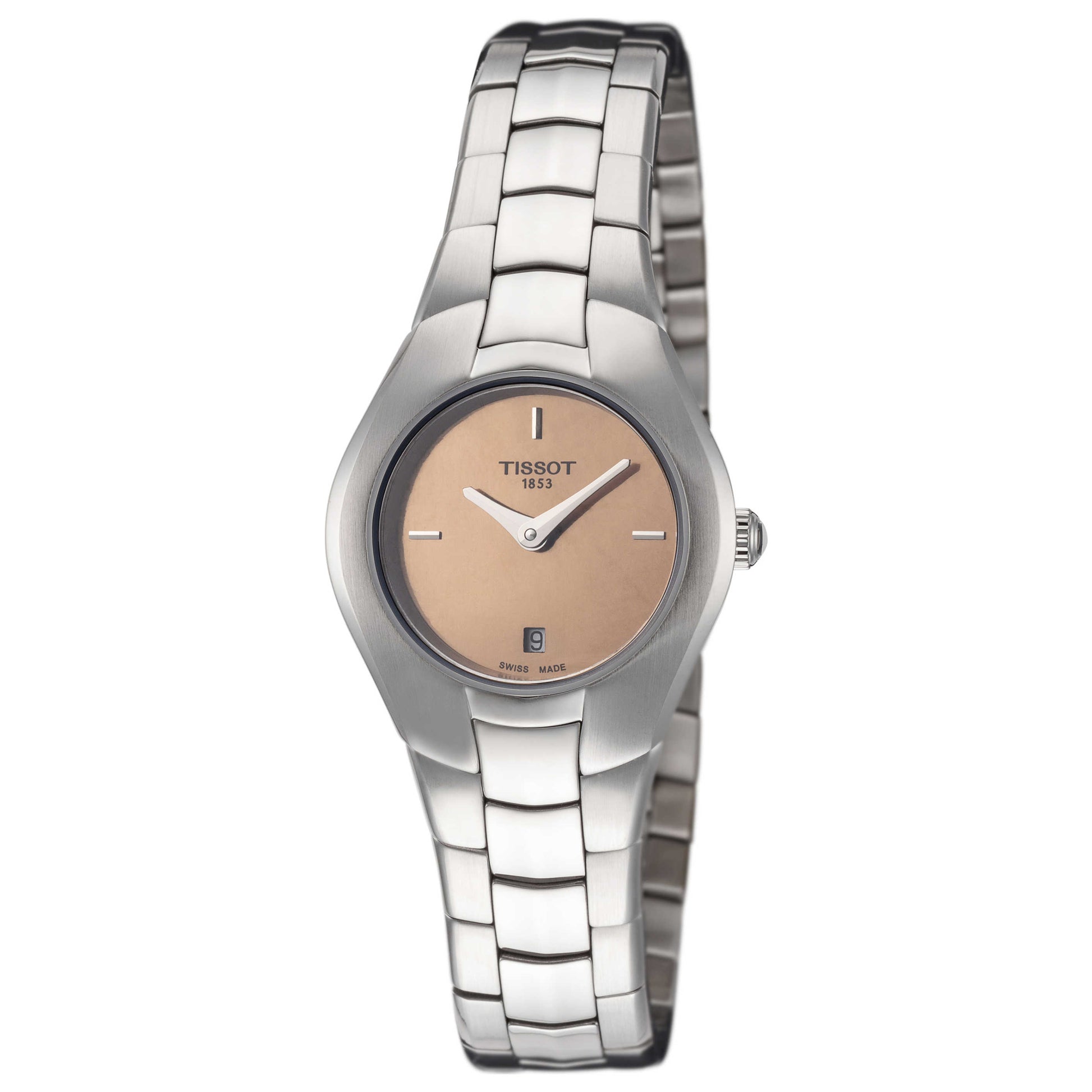 Front view of Tissot T-Round Women's Quartz Watch T0960091143100