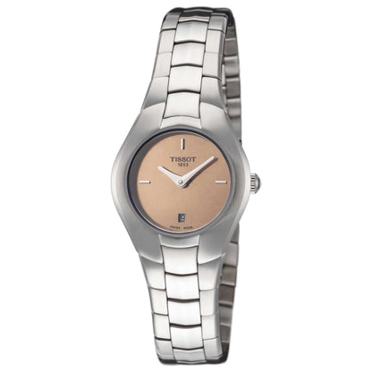 Front view of Tissot T-Round Women's Quartz Watch T0960091143100
