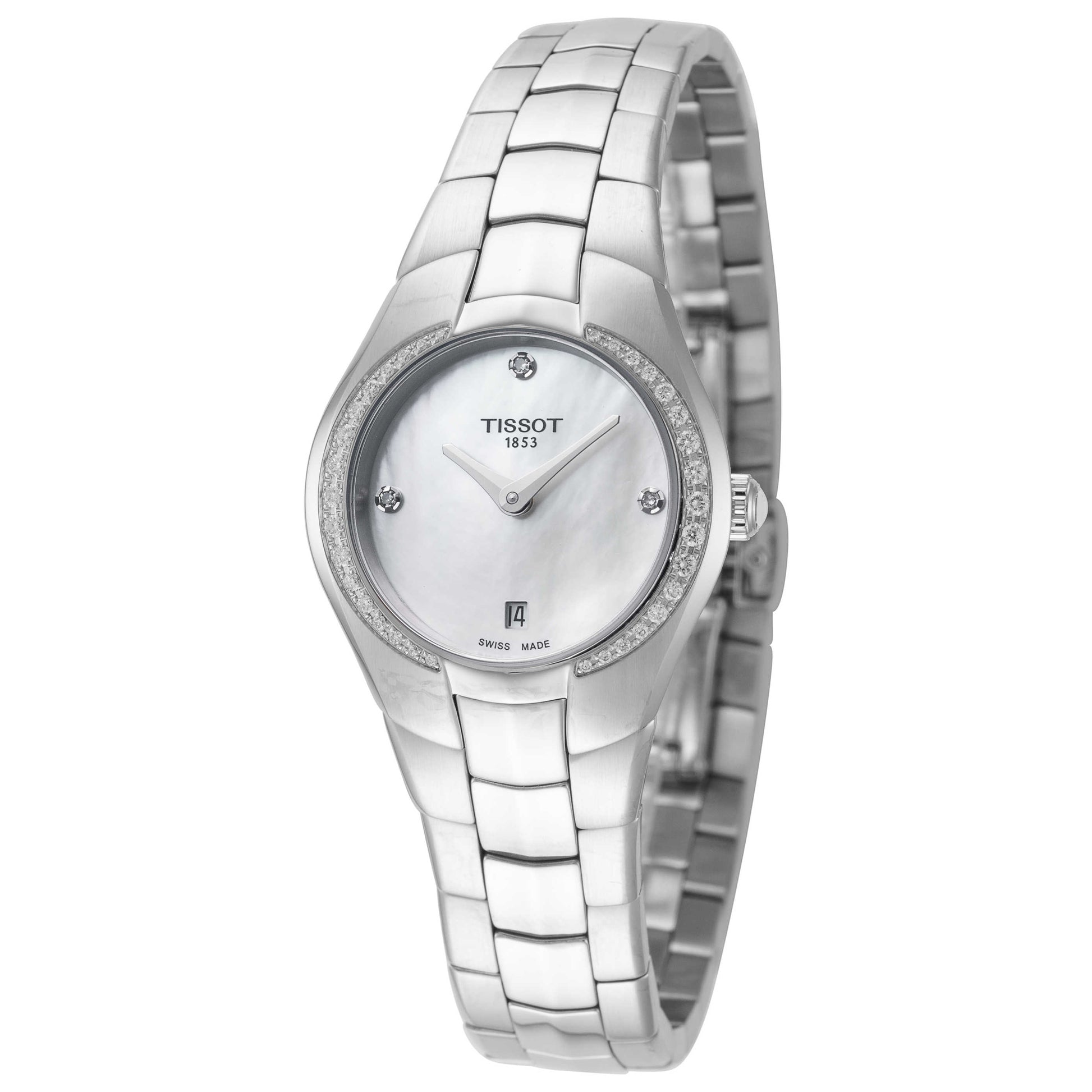Front view of Tissot T-Round Women's Quartz Watch T0960096111600