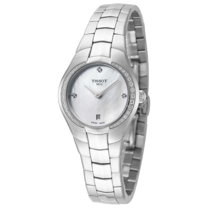 Front view of Tissot T-Round Women's Quartz Watch T0960096111600