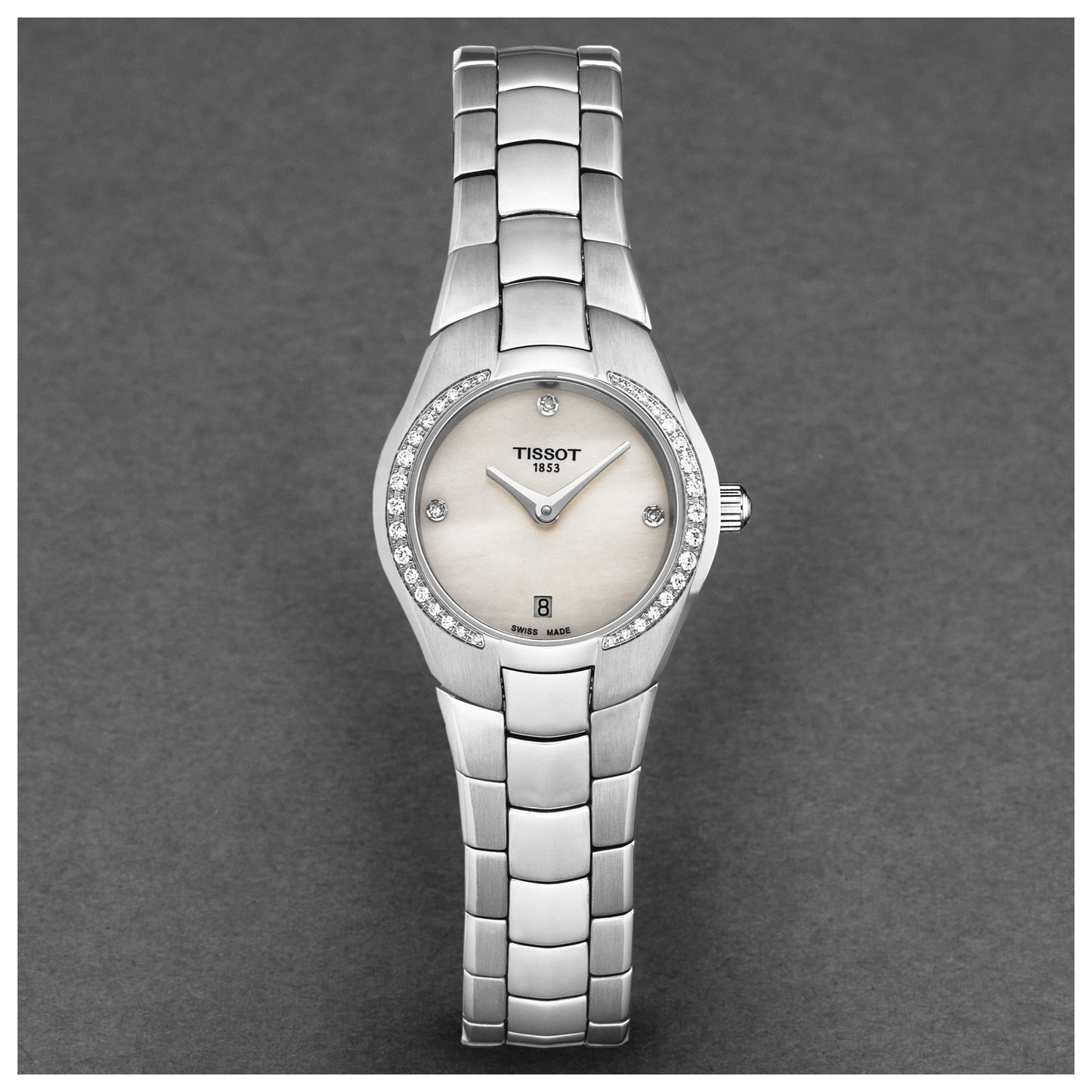 Tissot T-Round Women's Quartz Watch T0960096111600 - Image #5