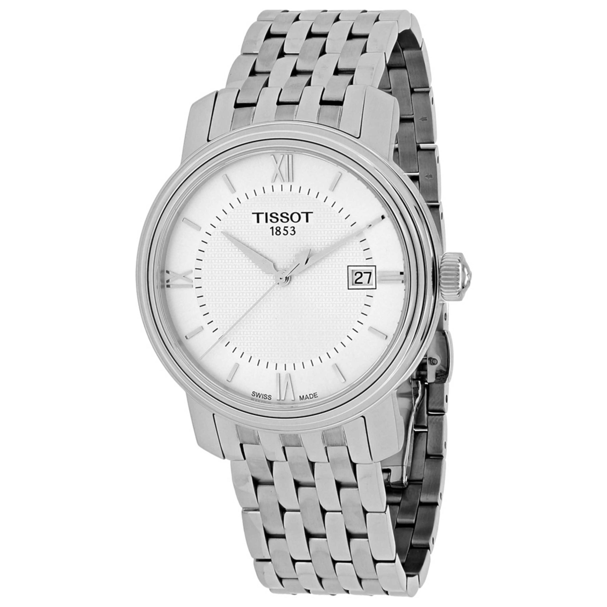 Front view of Tissot Bridgeport Men's Quartz Watch T0974101103800