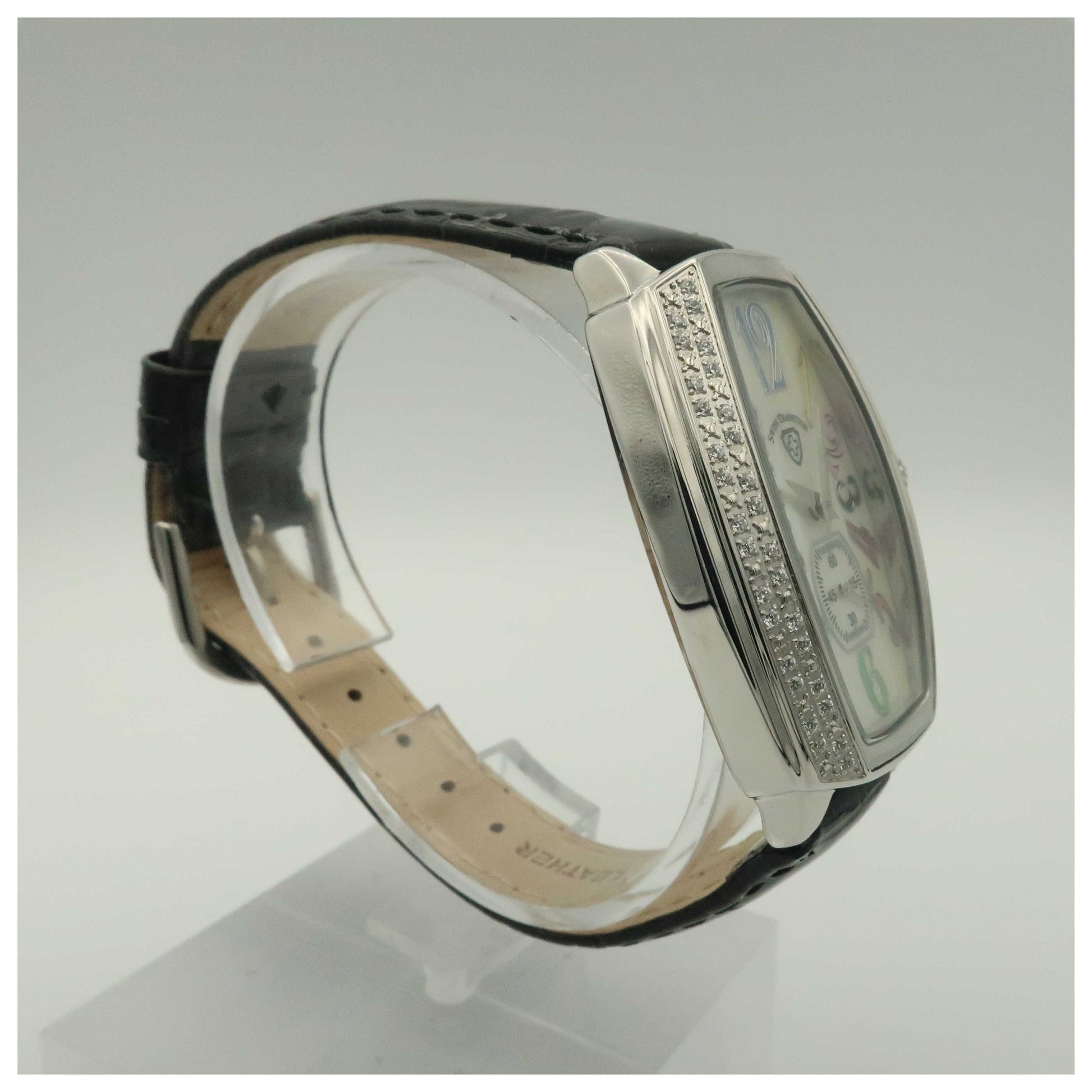 Swiss Tradition Strap Women's Swiss Quartz (Battery-Powered) Watch T100LWSKWC-PO2 - Image #3