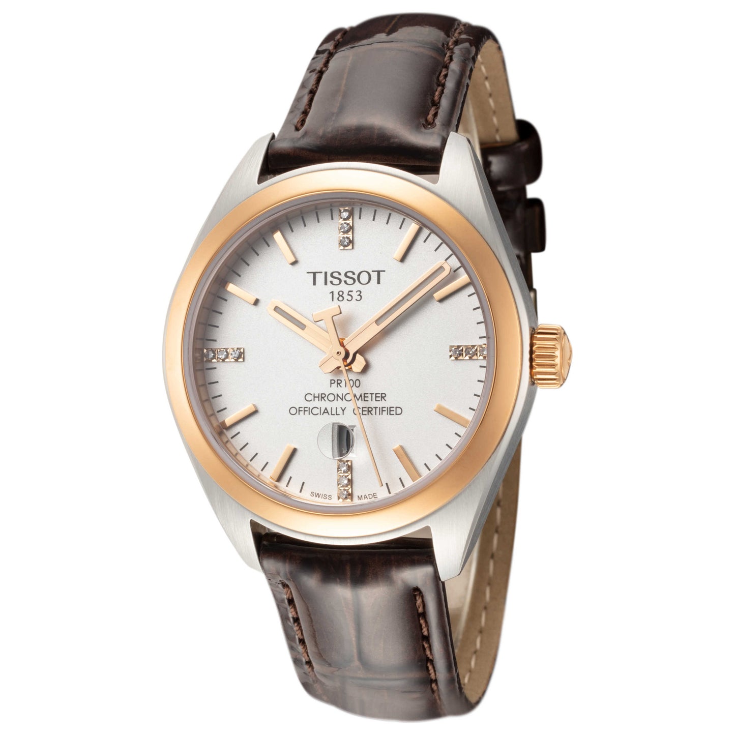 Front view of Tissot T-Classic Women's Quartz Watch T1012512603600