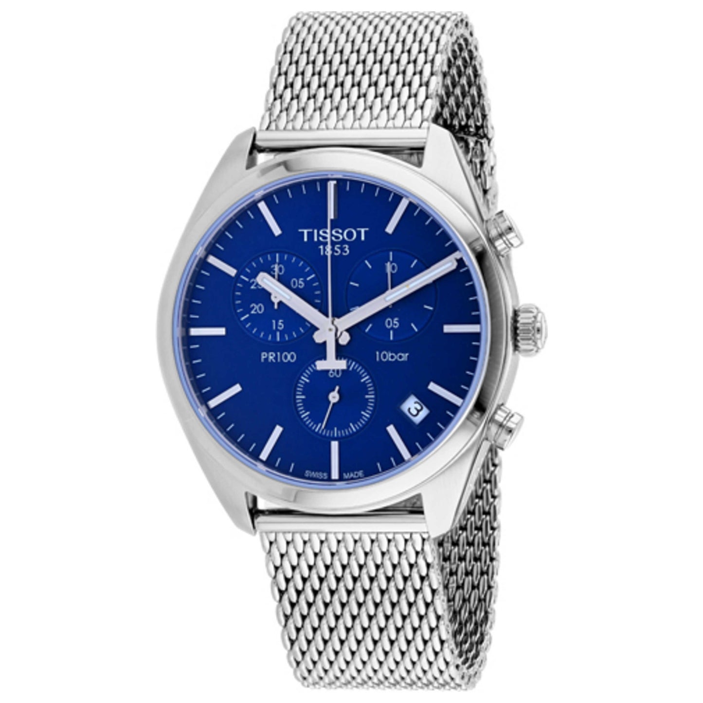 Front view of Tissot Pr 100 Men's Quartz Watch T1014171104100