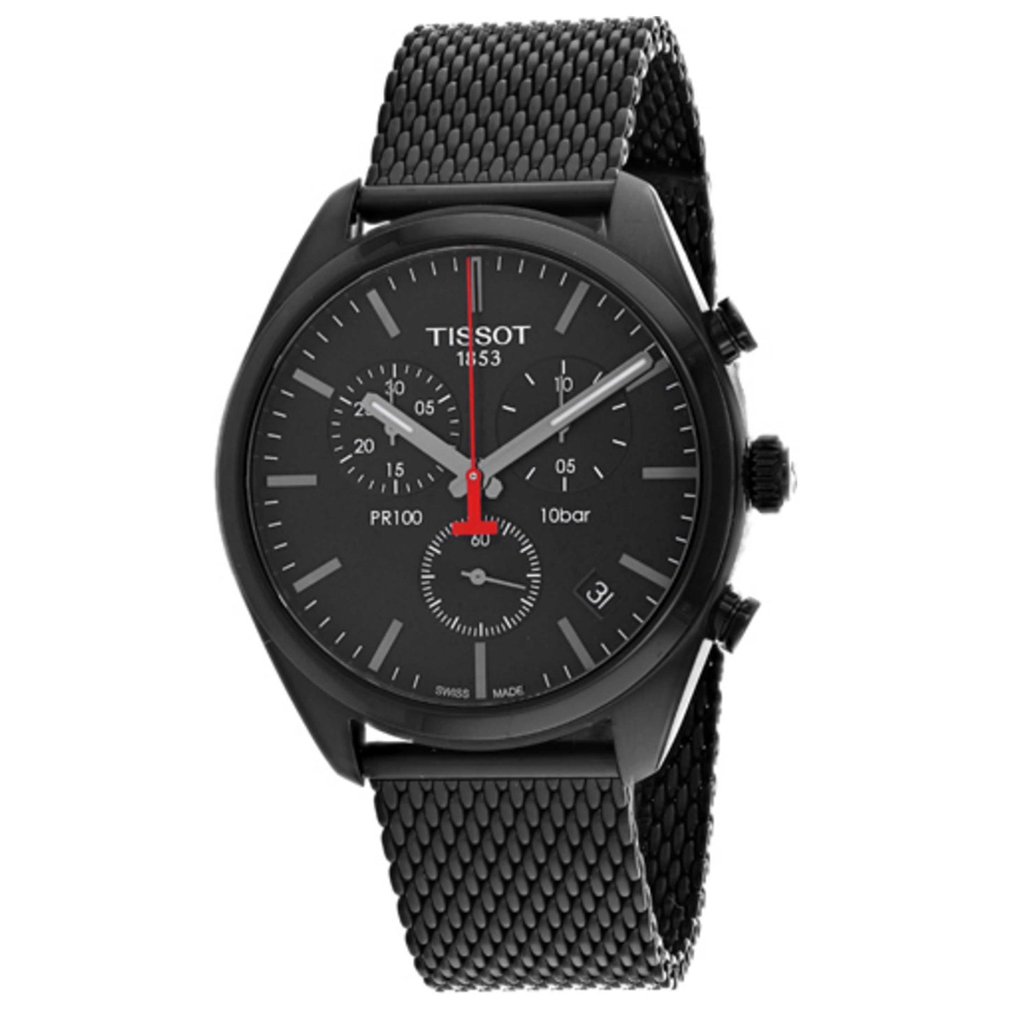 Front view of Tissot Pr 100 Men's Quartz Watch T1014173305100