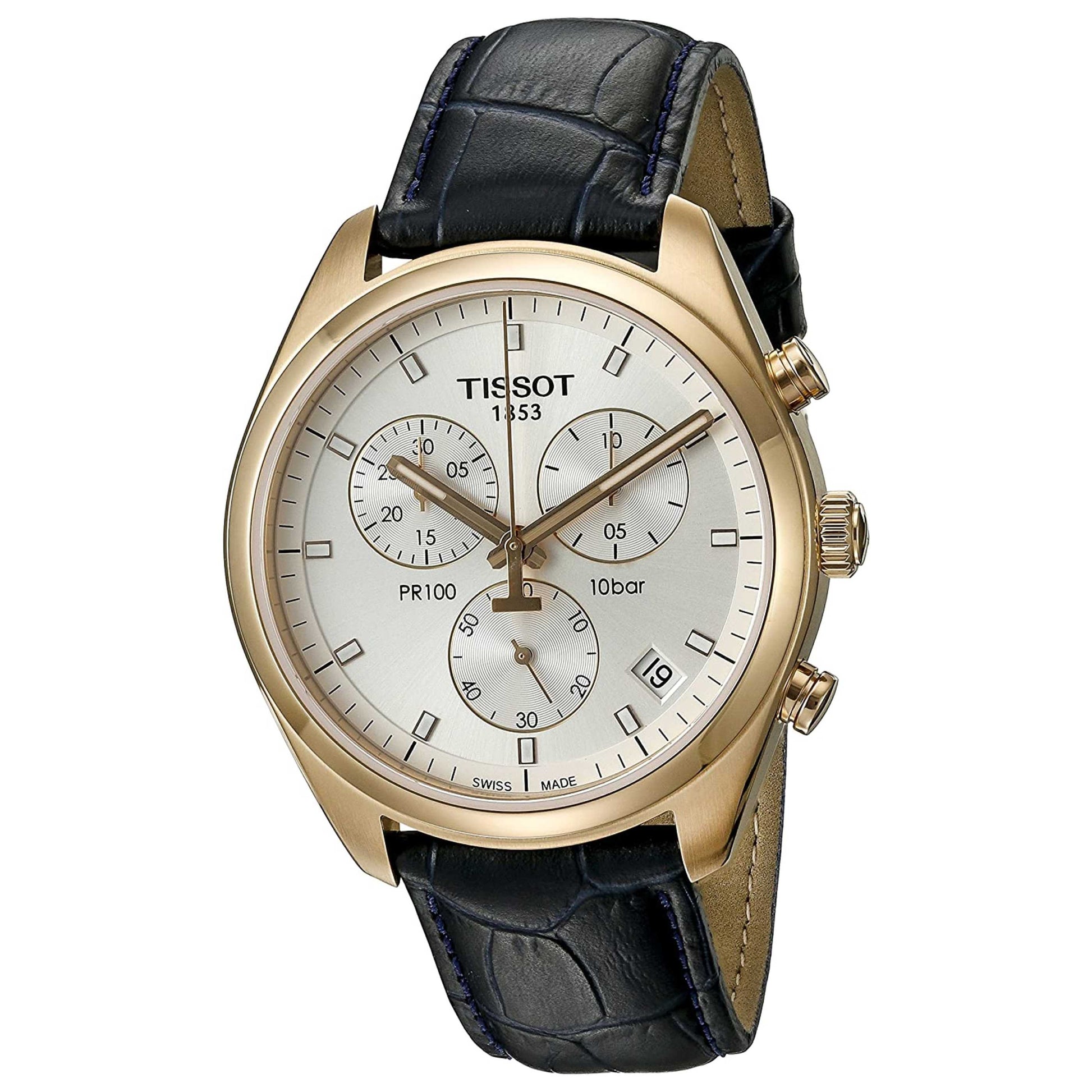 Front view of Tissot PR100 Men's Quartz Watch T1014173603100