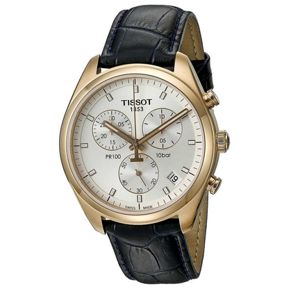 Front view of Tissot PR100 Men's Quartz Watch T1014173603100