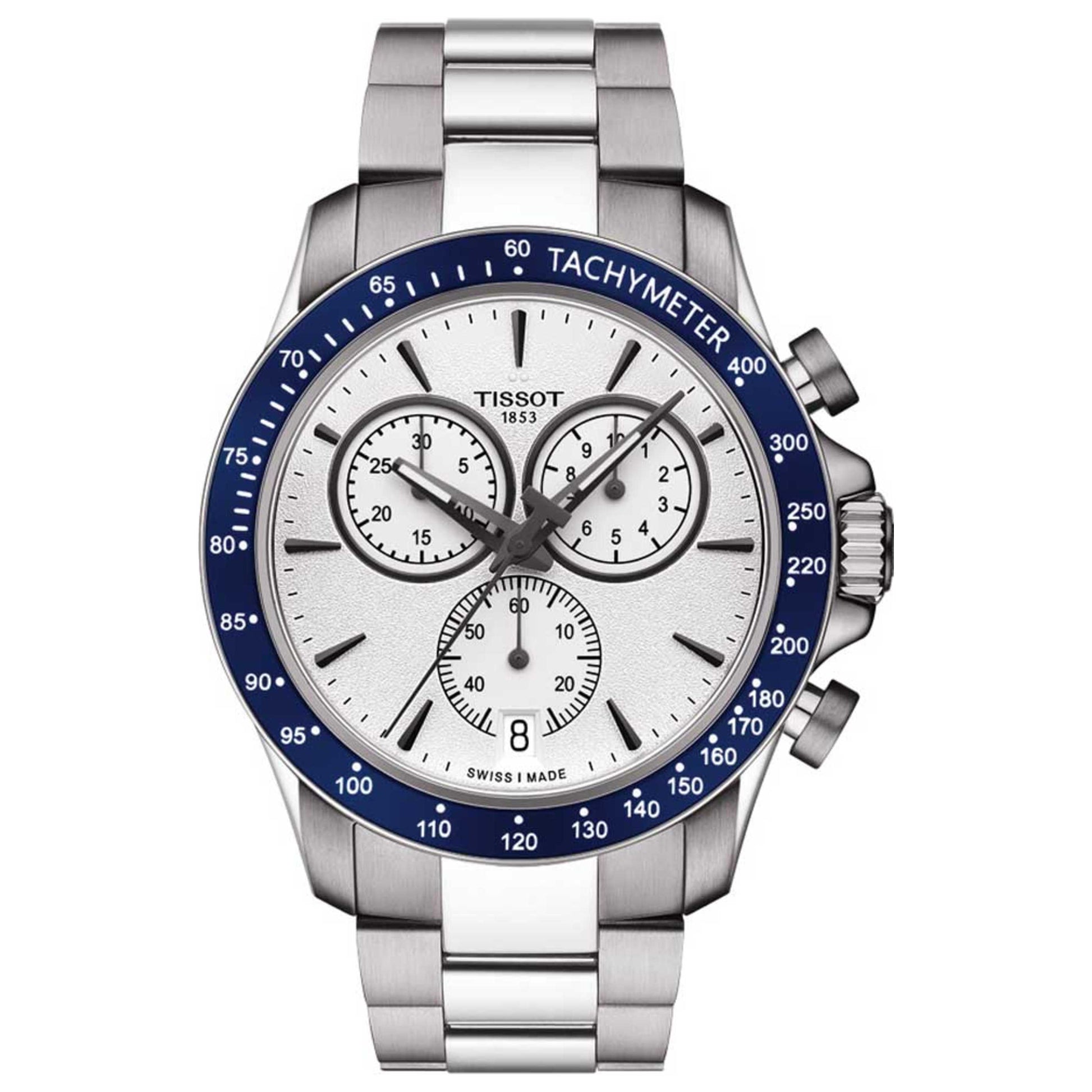 Front view of Tissot V8 Men's Quartz Watch T1064171103100