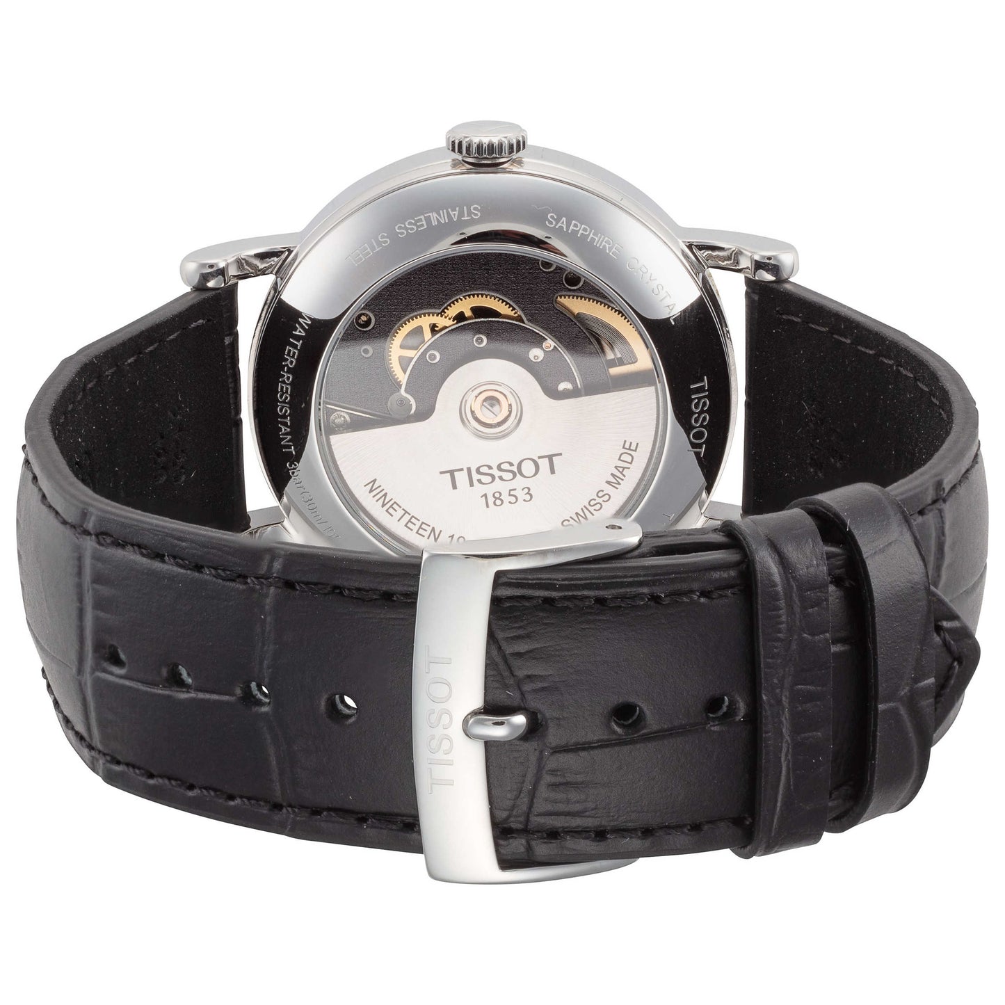 Back view of Tissot Everytime Men's Automatic Watch T1094071605100