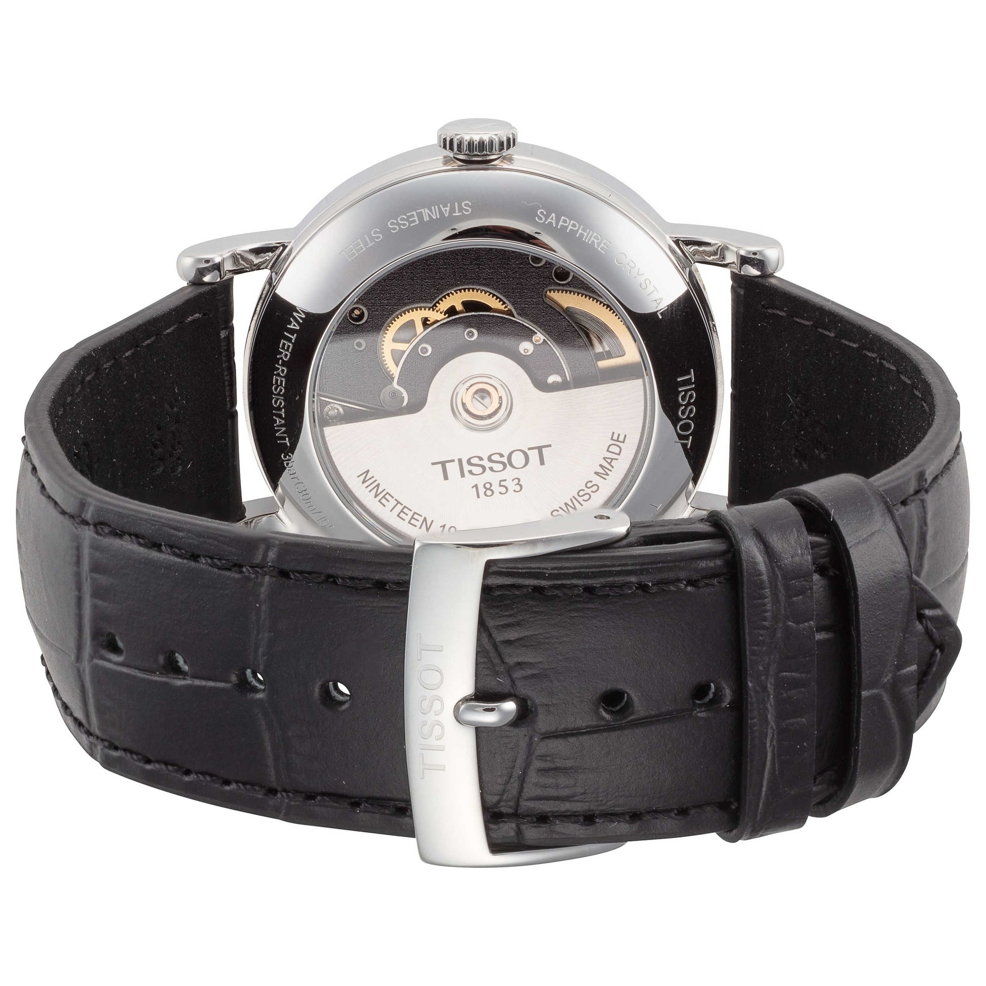 Back view of Tissot Everytime Men's Automatic Watch T1094071605100