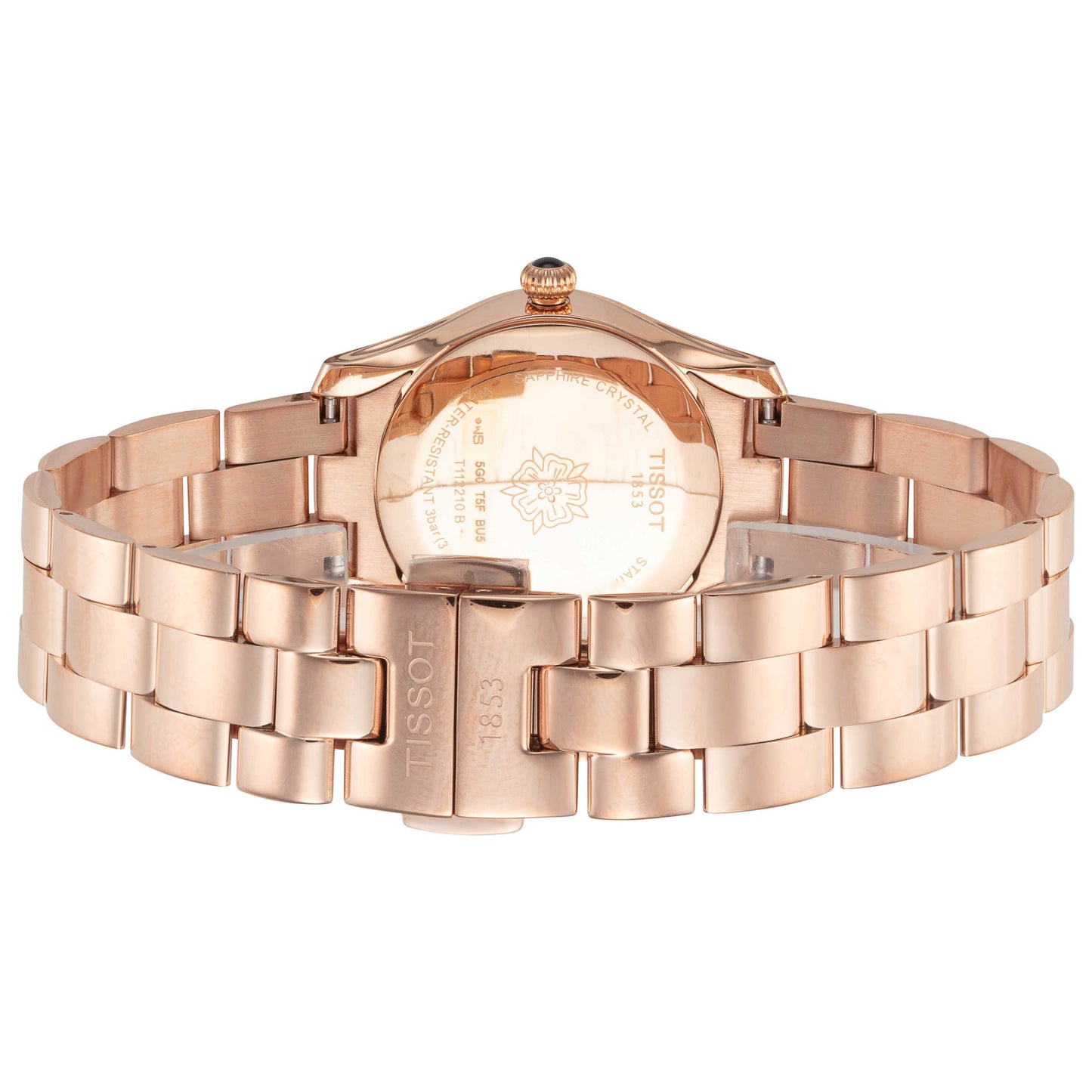 Back view of Tissot T-Wave Women's Quartz Watch T1122103311100