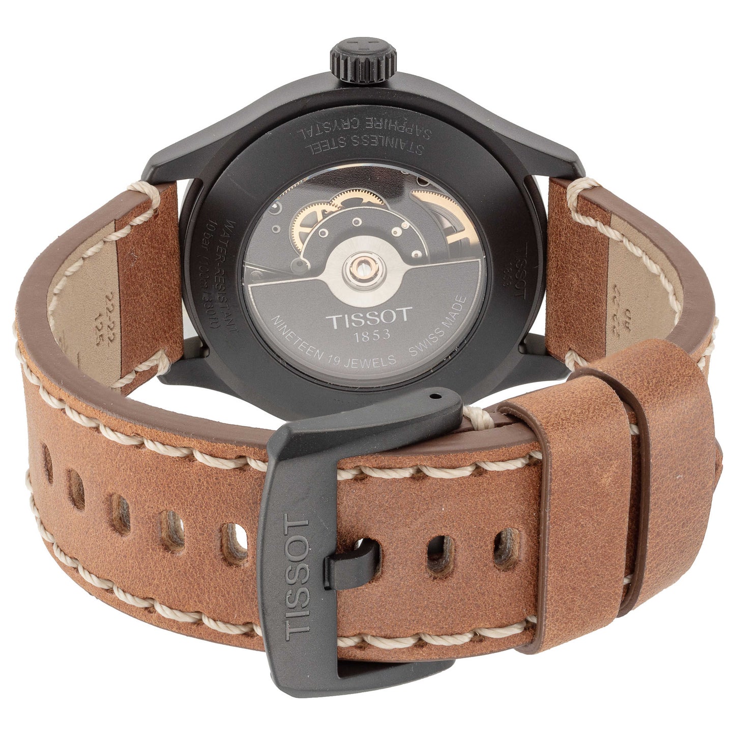 Back view of Tissot Gent XL Men's Automatic Watch T1164073605101