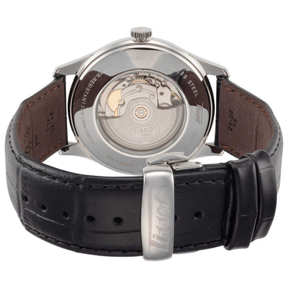 Back view of Tissot Visodate Men's Automatic Watch T1184301602100