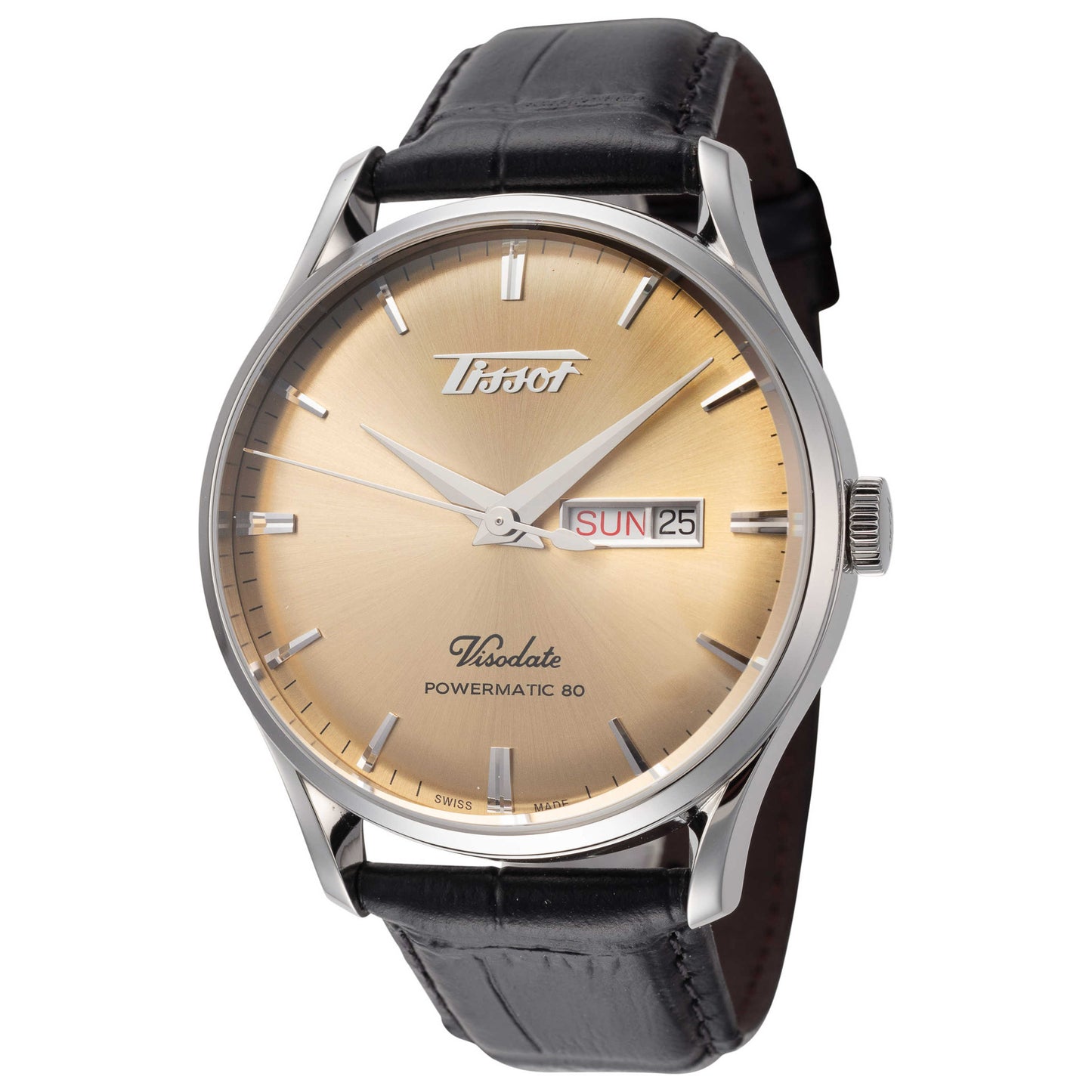Front view of Tissot Visodate Men's Automatic Watch T1184301602100